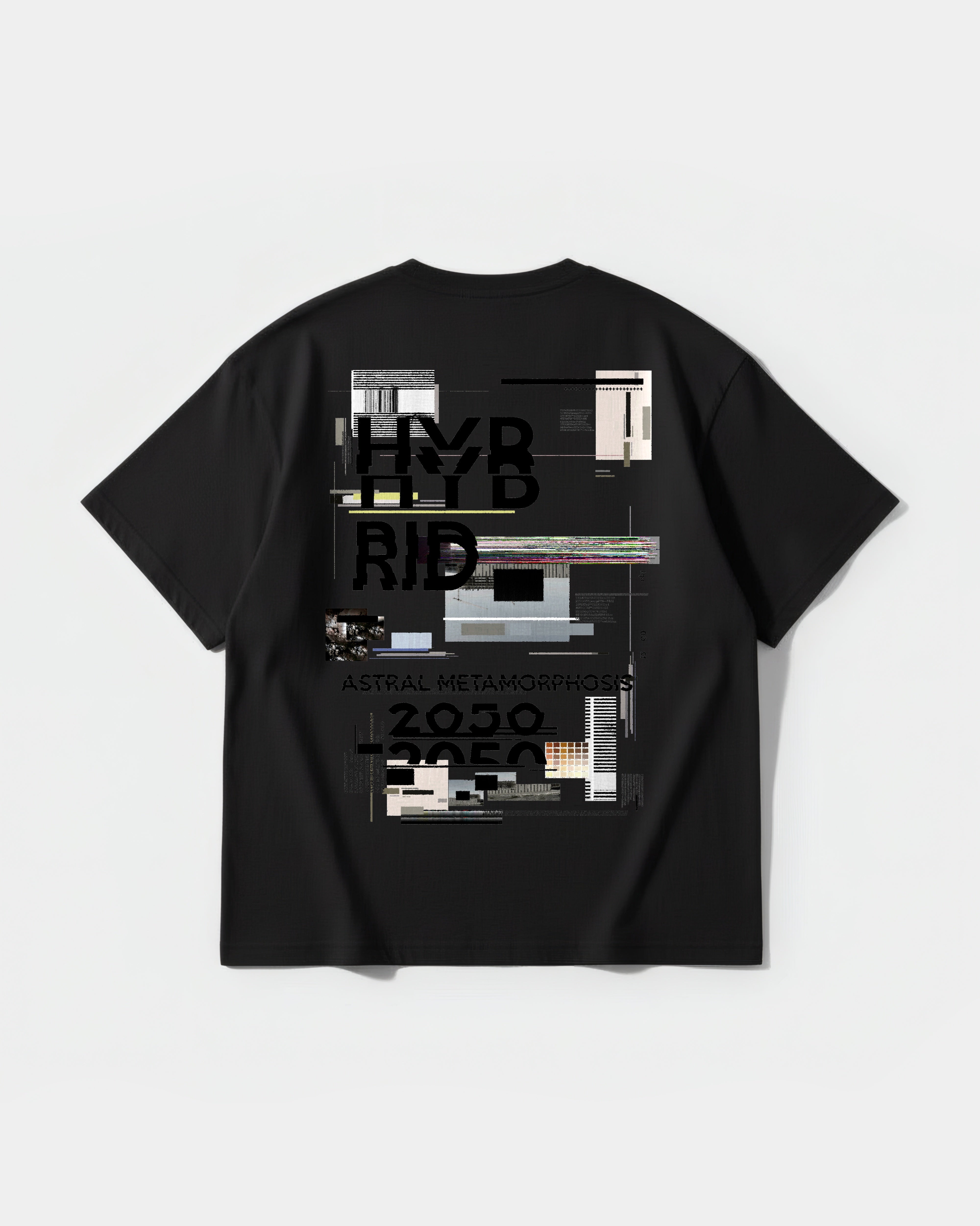 Camiseta Astral Big Back Oversize Basic Negro