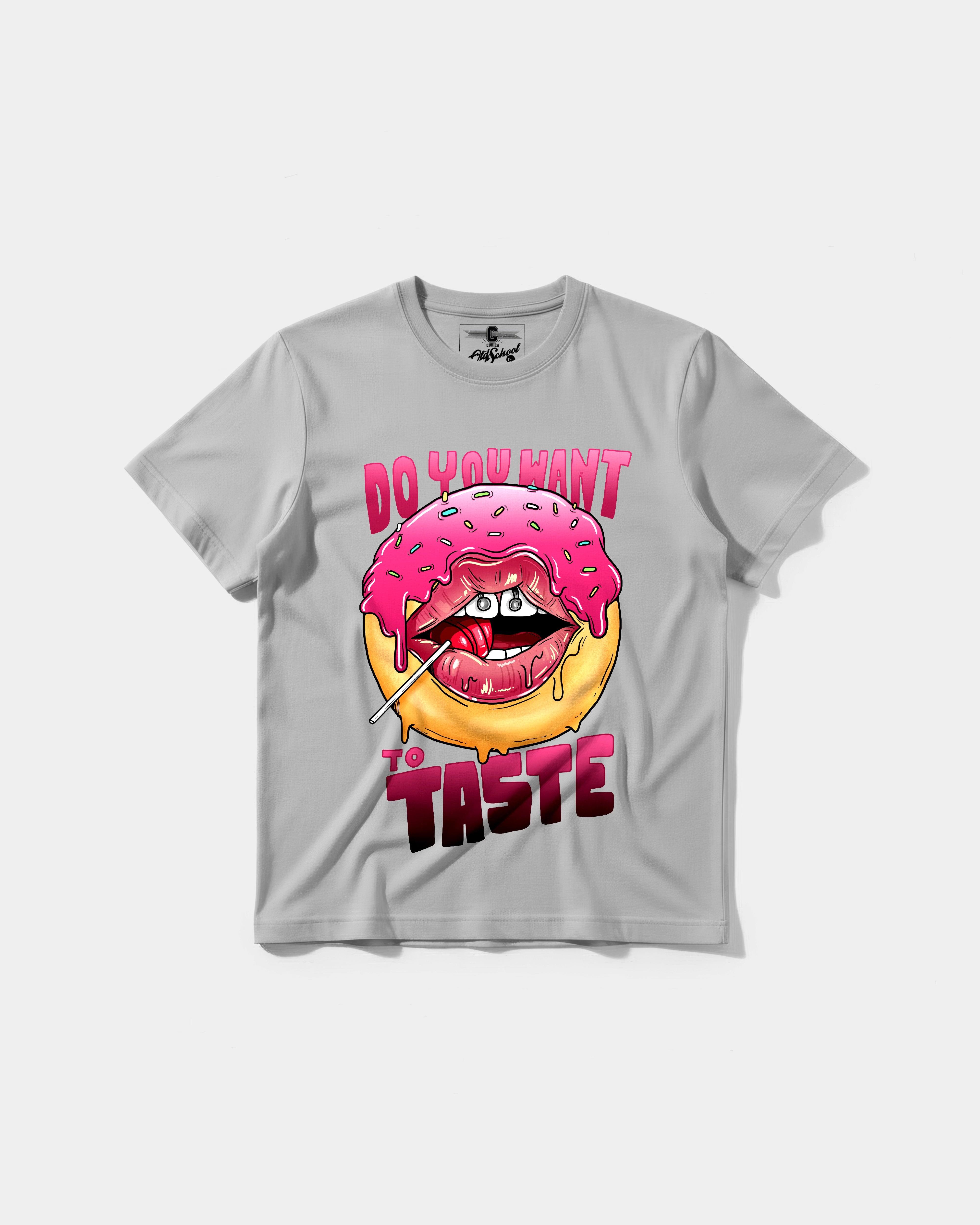 Camiseta Do You Want Big Regular Front Basic Gris