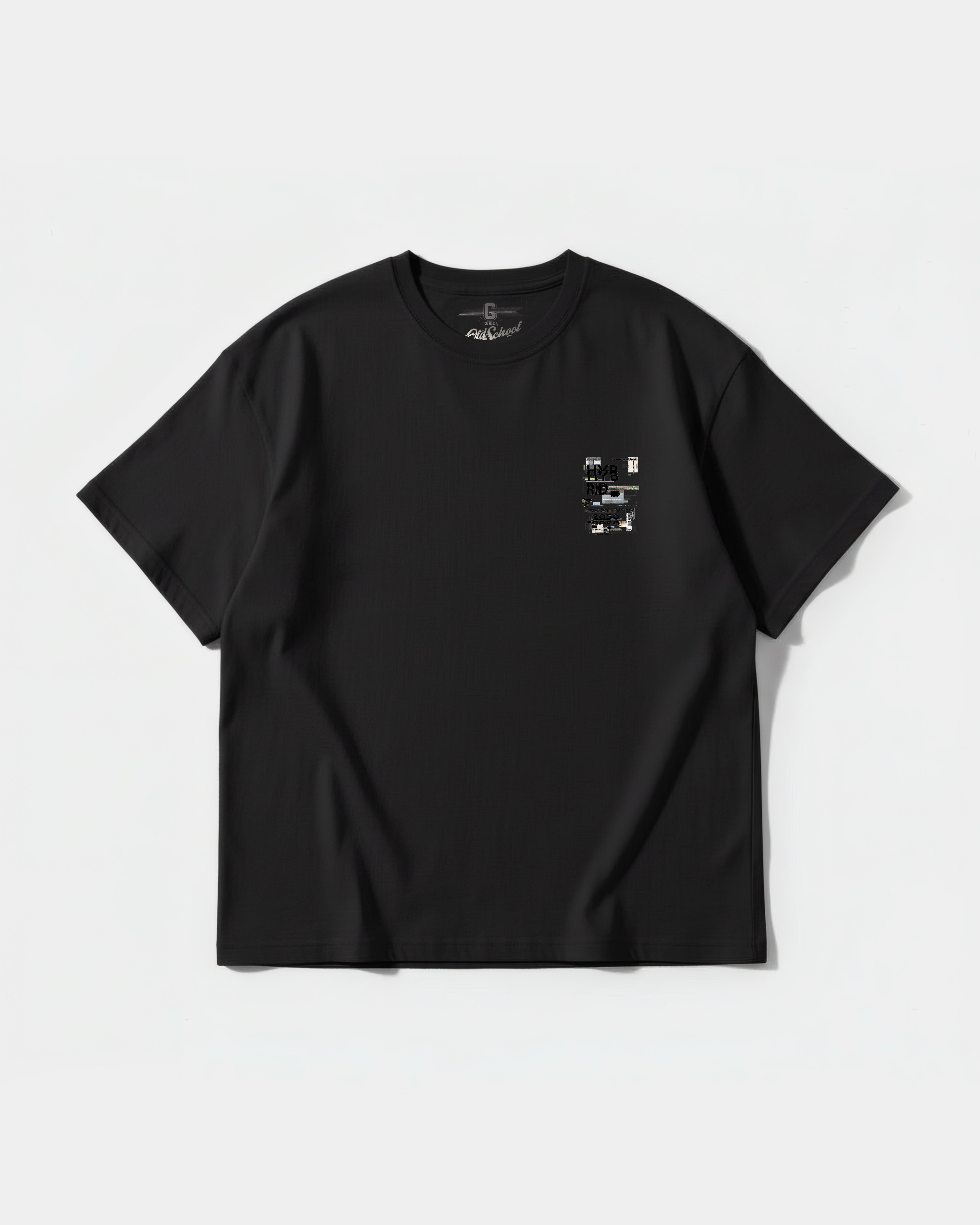 Camiseta Astral Pocket Front Oversize Basic Negro