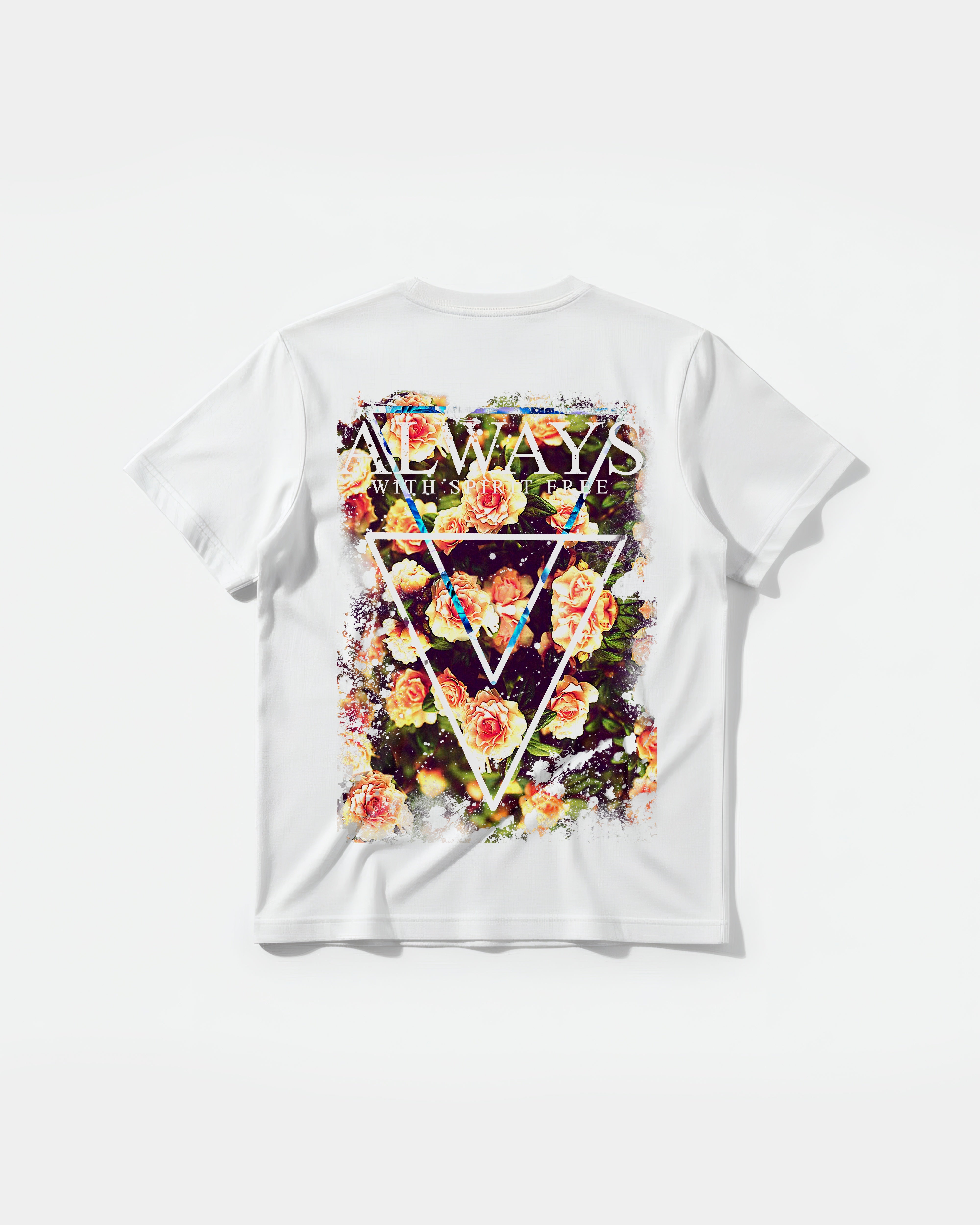 Camiseta Always Free Spirit Big Back Regular Basic Blanco