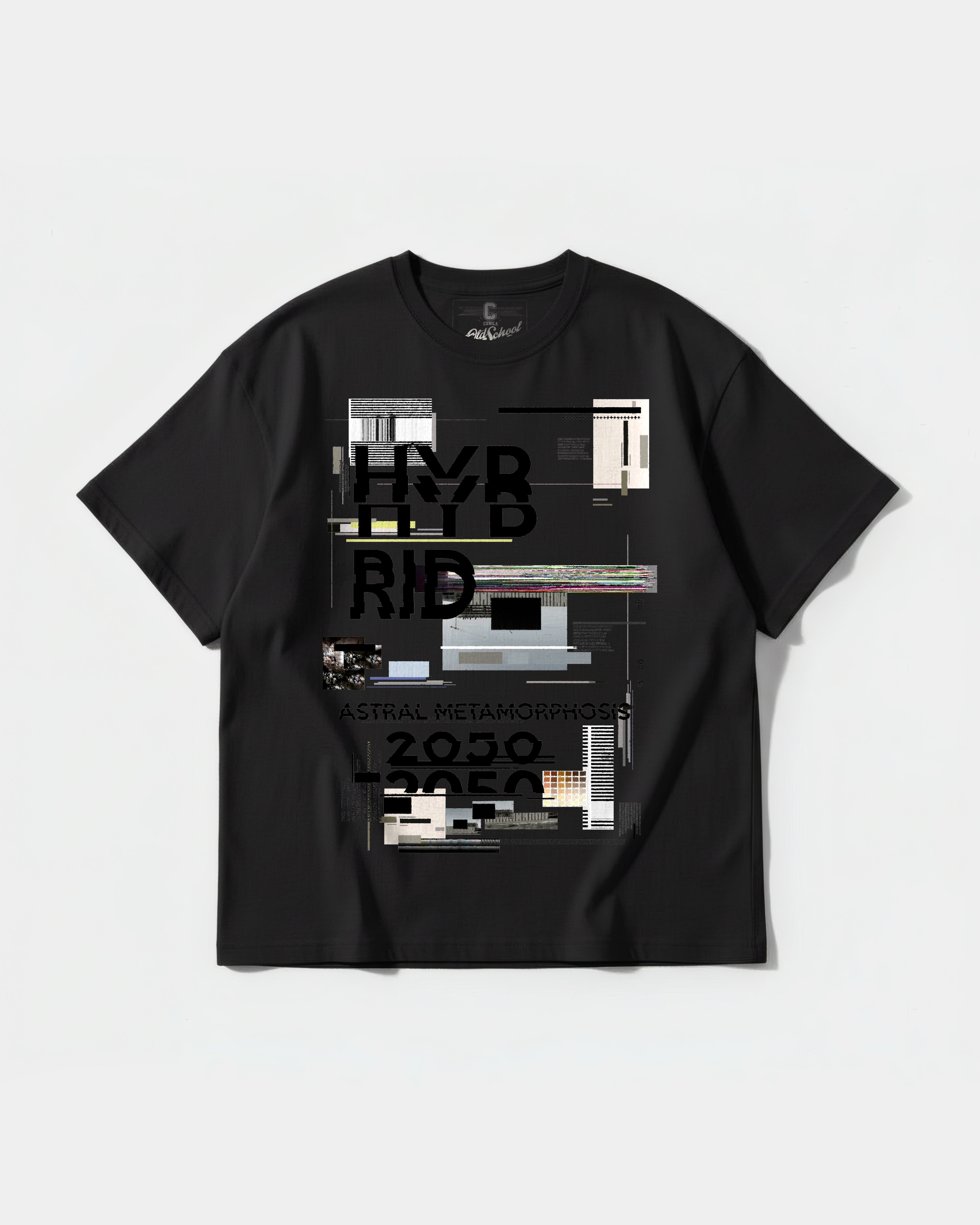 Camiseta Astral Big Front Oversize Basic Negro