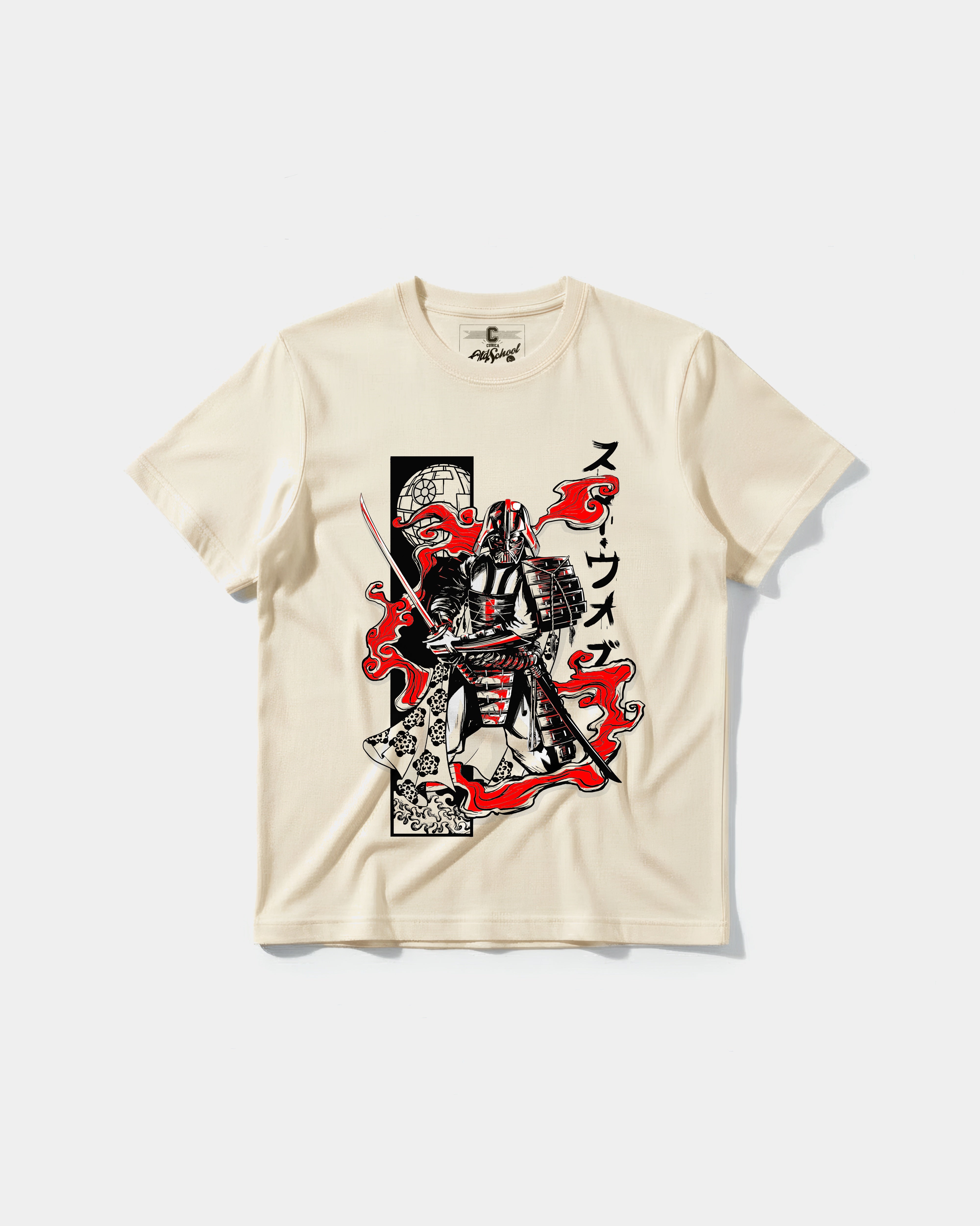 Camiseta Darth Vader Big Regular Front Basic Beige