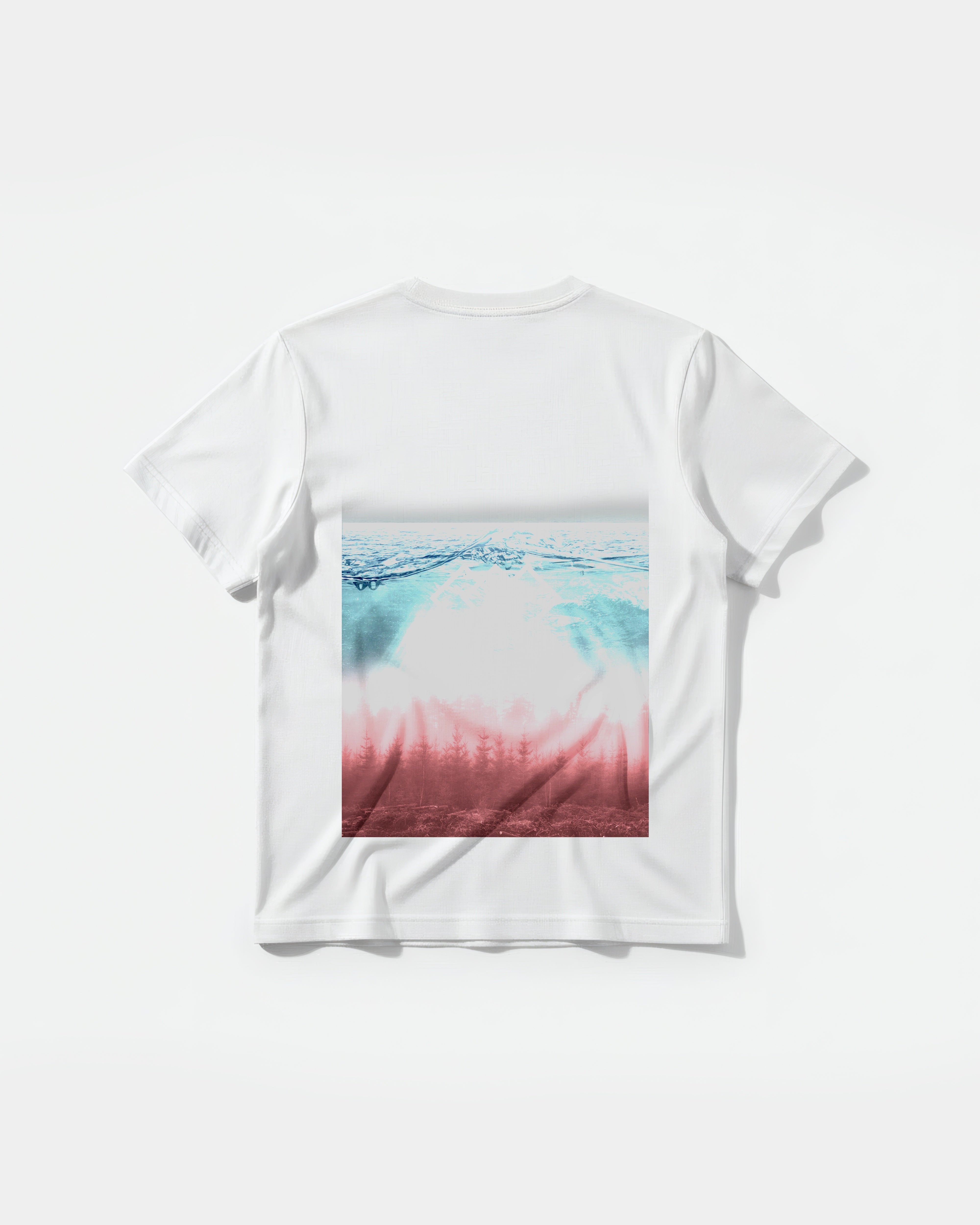 Camiseta Quantic Kingdom Big Back Regular Basic Blanco