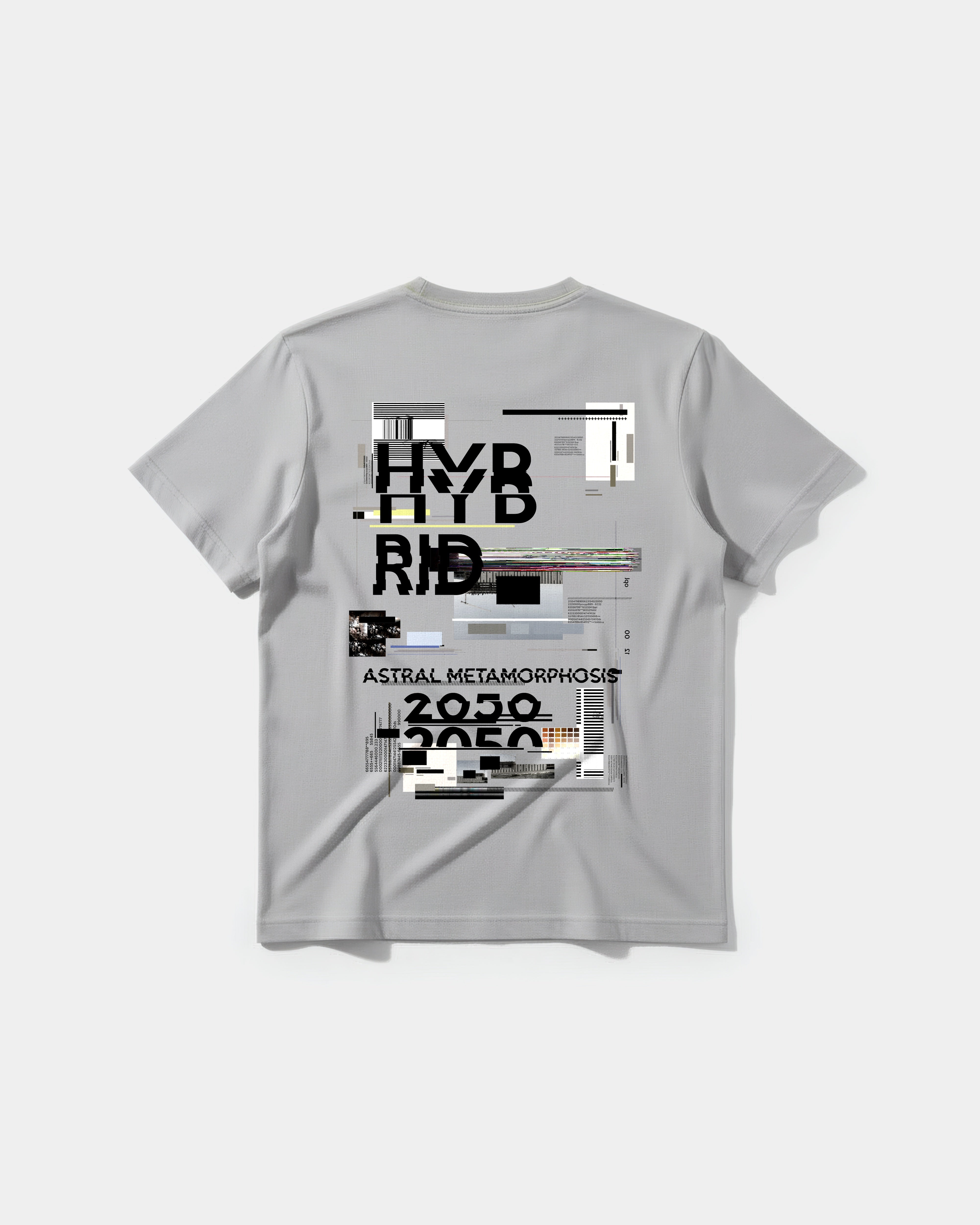 Camiseta Astral Big Back Regular Basic Gris