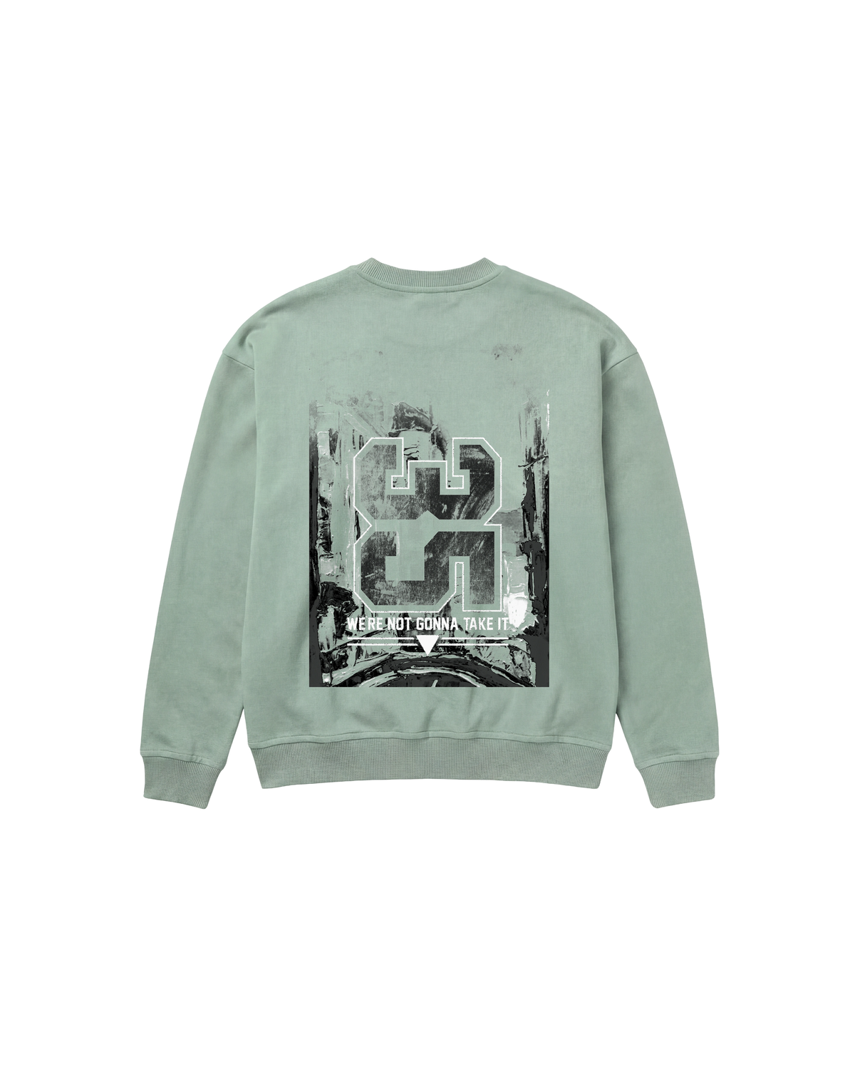 3 5 Sweatshirt 410 Verde Menta Cubica