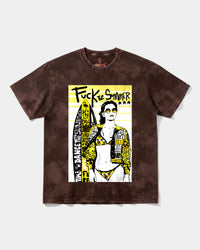 Fuck The Summer Big Front Oversize Acid T-Shirt