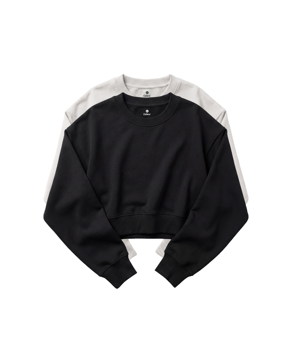 Pack X2 Sweatshirt Crop Top