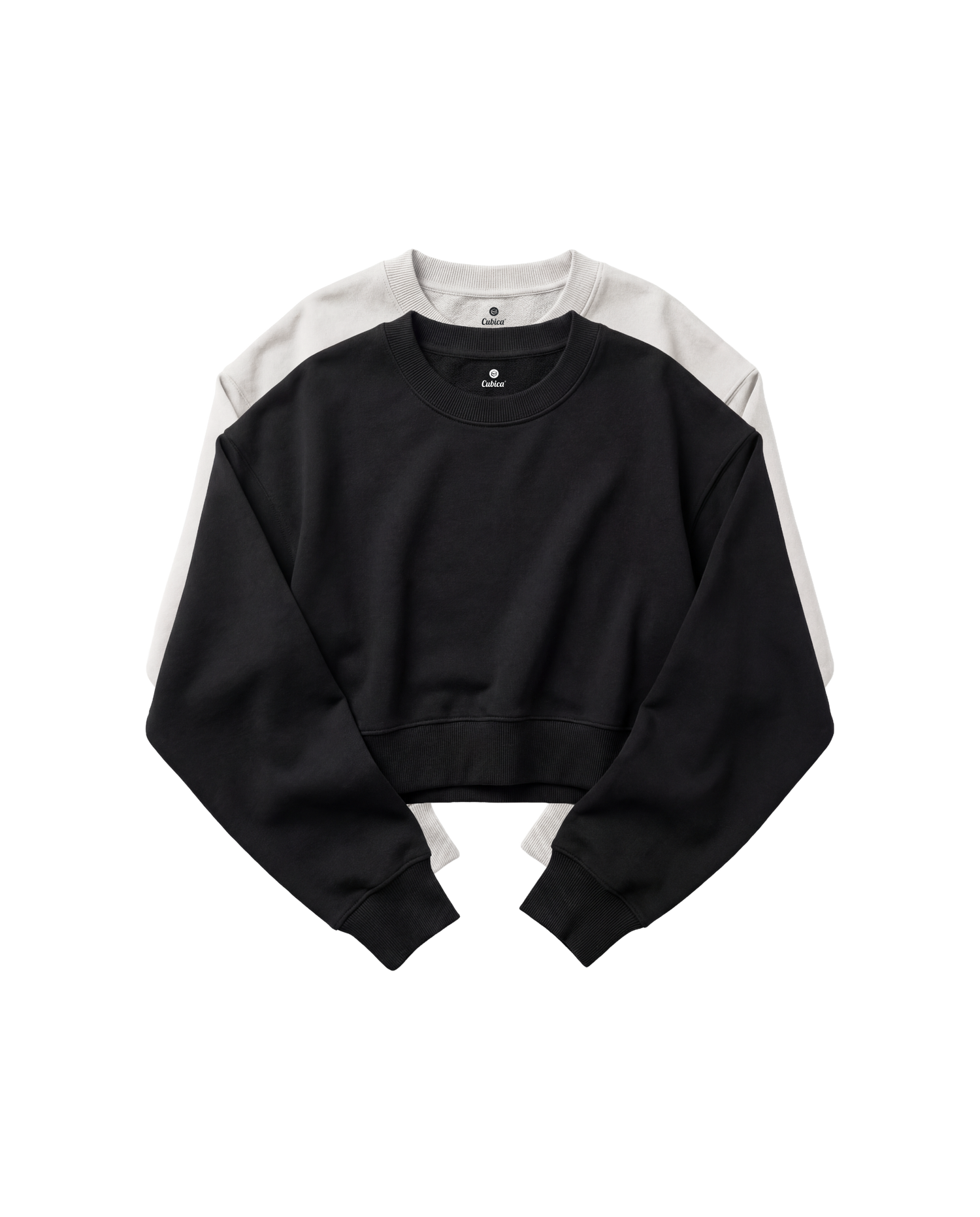 Pack X2 Sweatshirt Crop Top