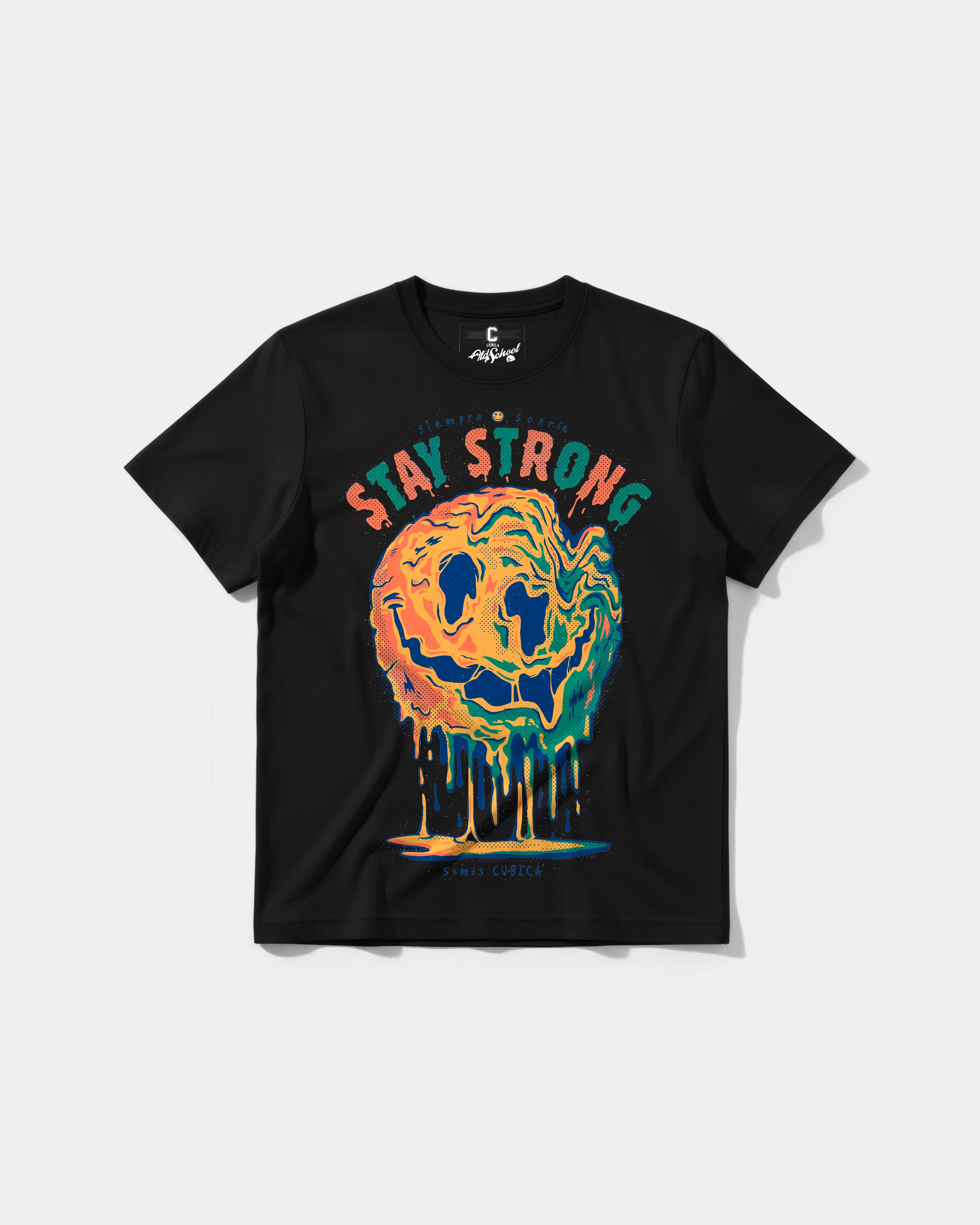 Stay Strong Big Front Regular Basic T-shirt