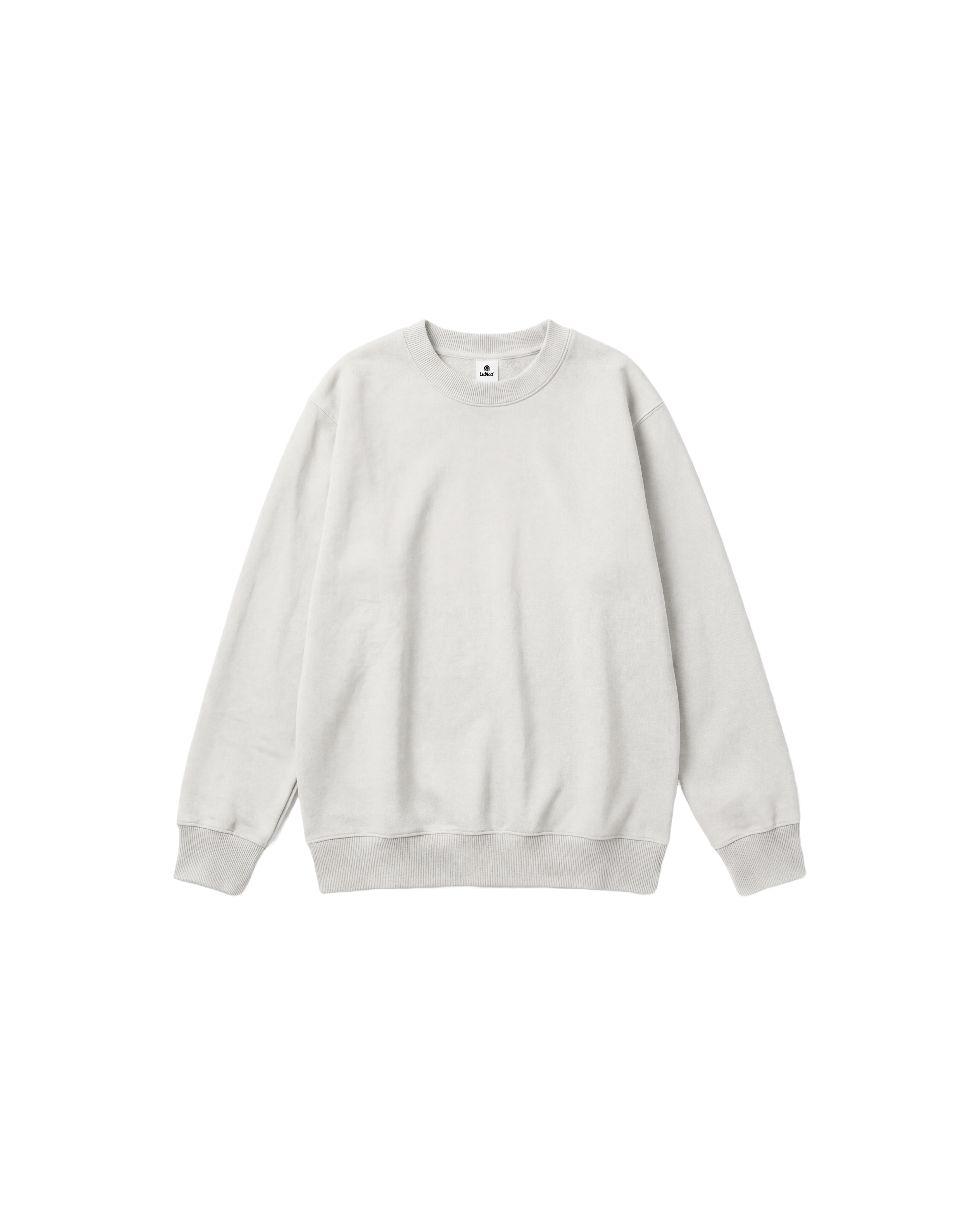 Sweatshirt Unicolor Cubica Blanco