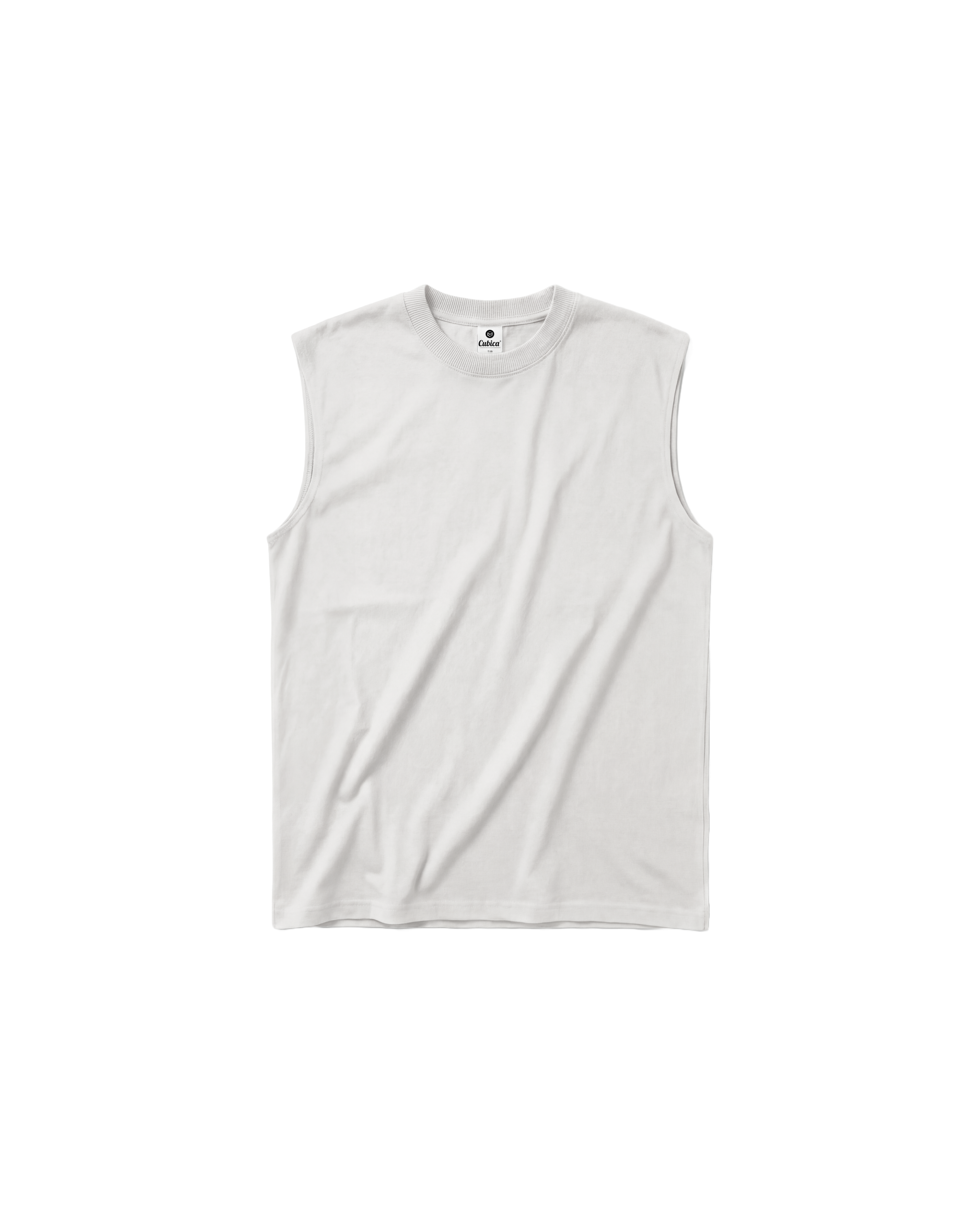 Tank Unicolor Cubica Blanco