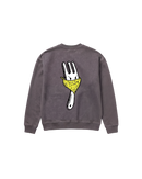 Angry Fork Sweatshirt 410 Gris Oscuro Cubica