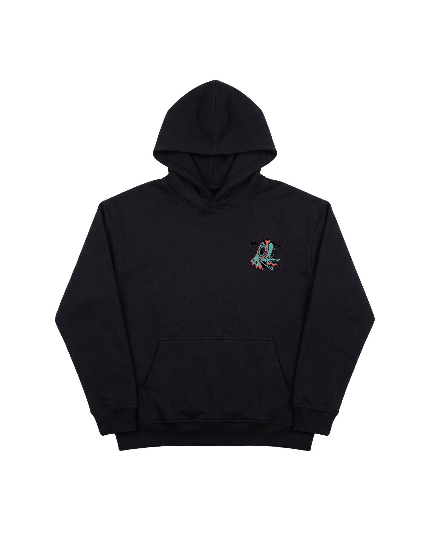 Angry Paloma Hoodie 410 Negro Cubica