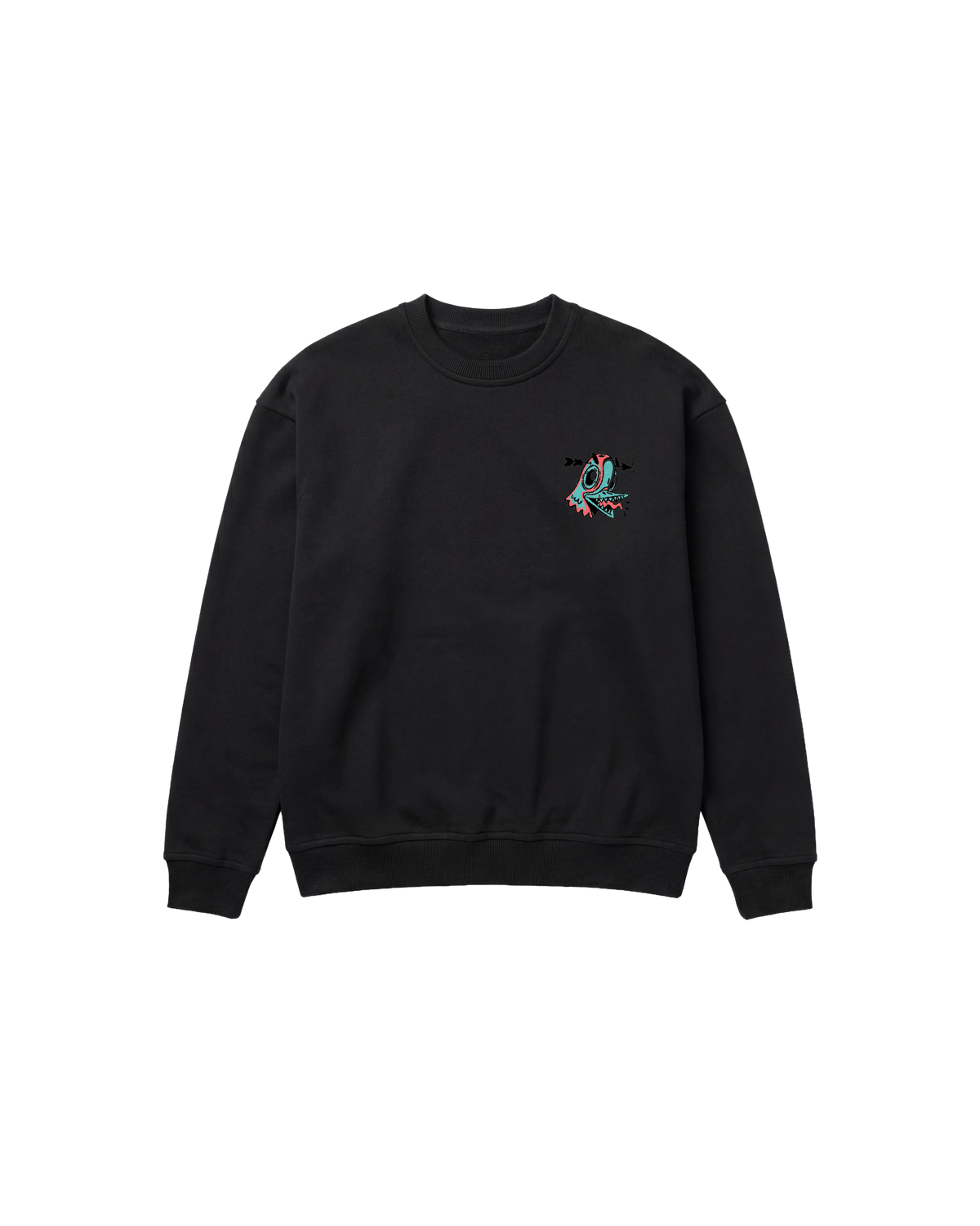 Angry Paloma Sweatshirt 410 Negro Cubica