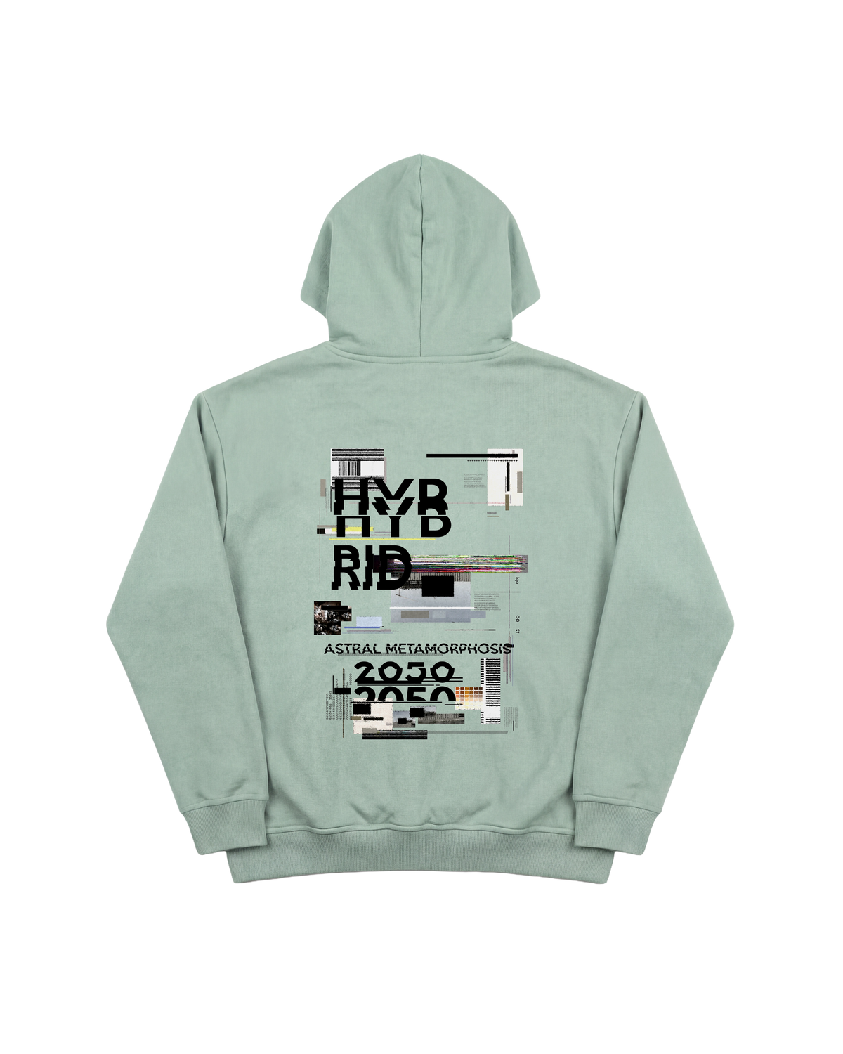 Astral Hyb Hoodie 410 Verde Menta Cubica