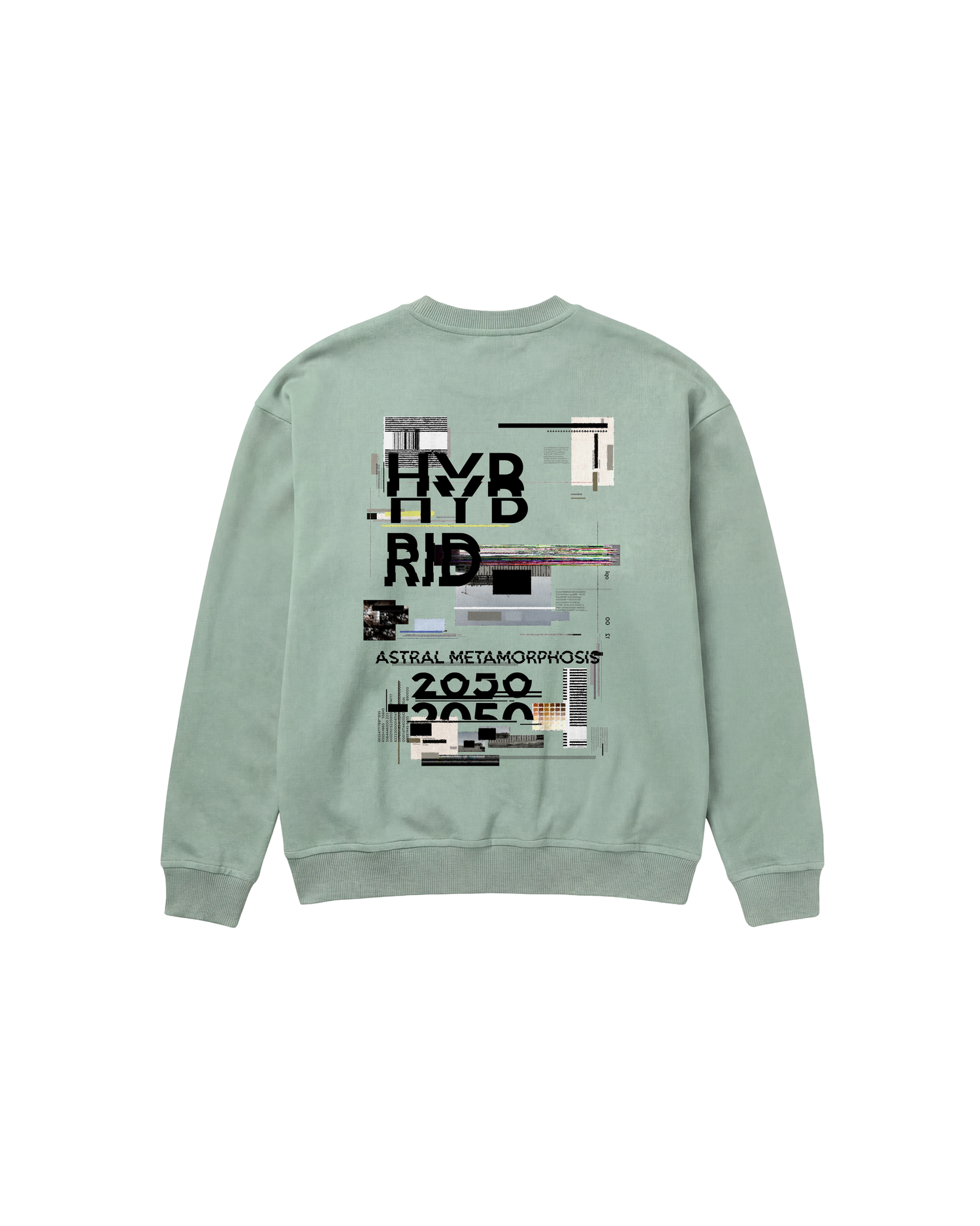 Astral Hyb Sweatshirt 410 Verde Menta Cubica