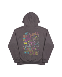 Bad Girls Hoodie 410 Gris Oscuro Cubica