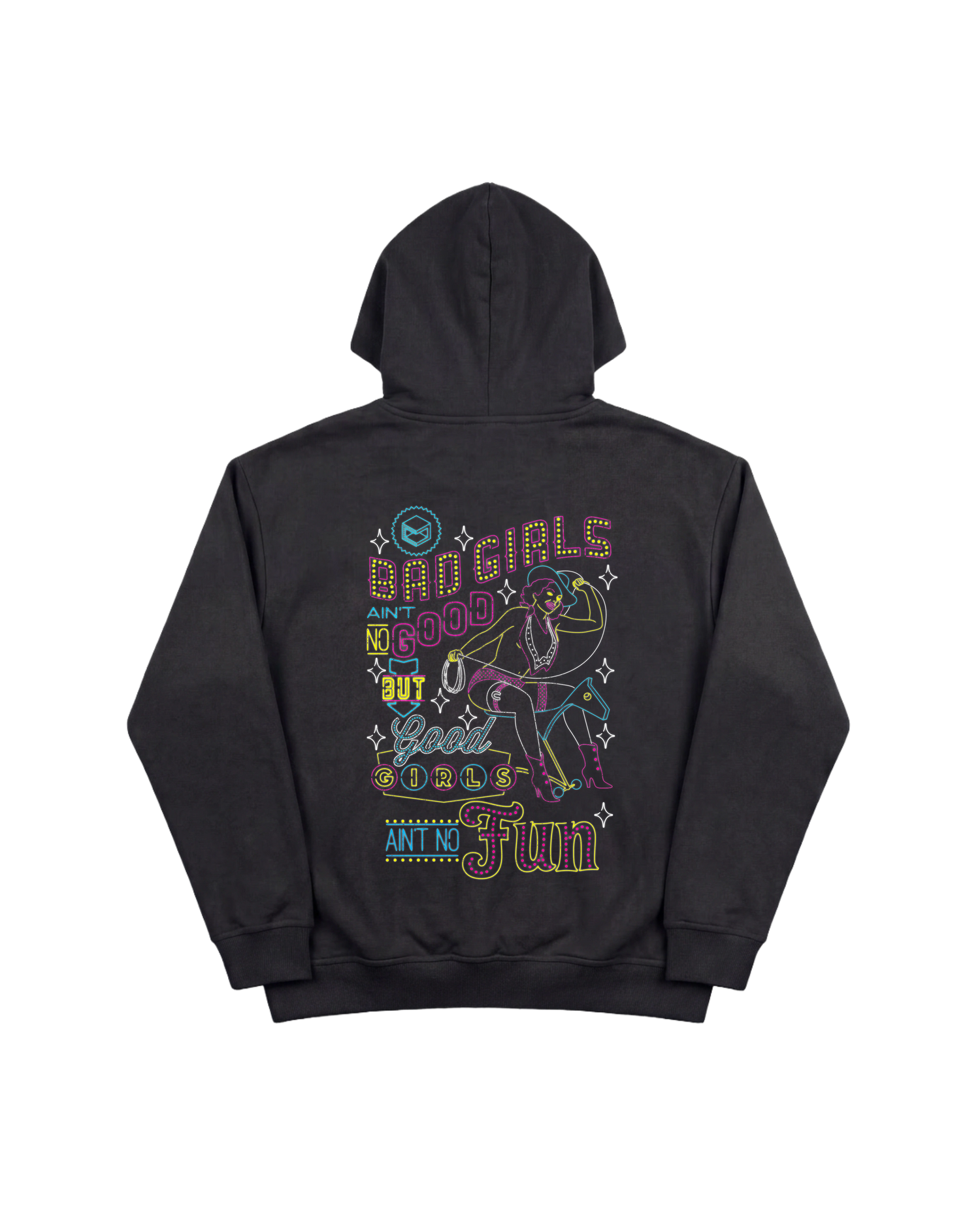 Bad Girls Hoodie 410 Negro Cubica