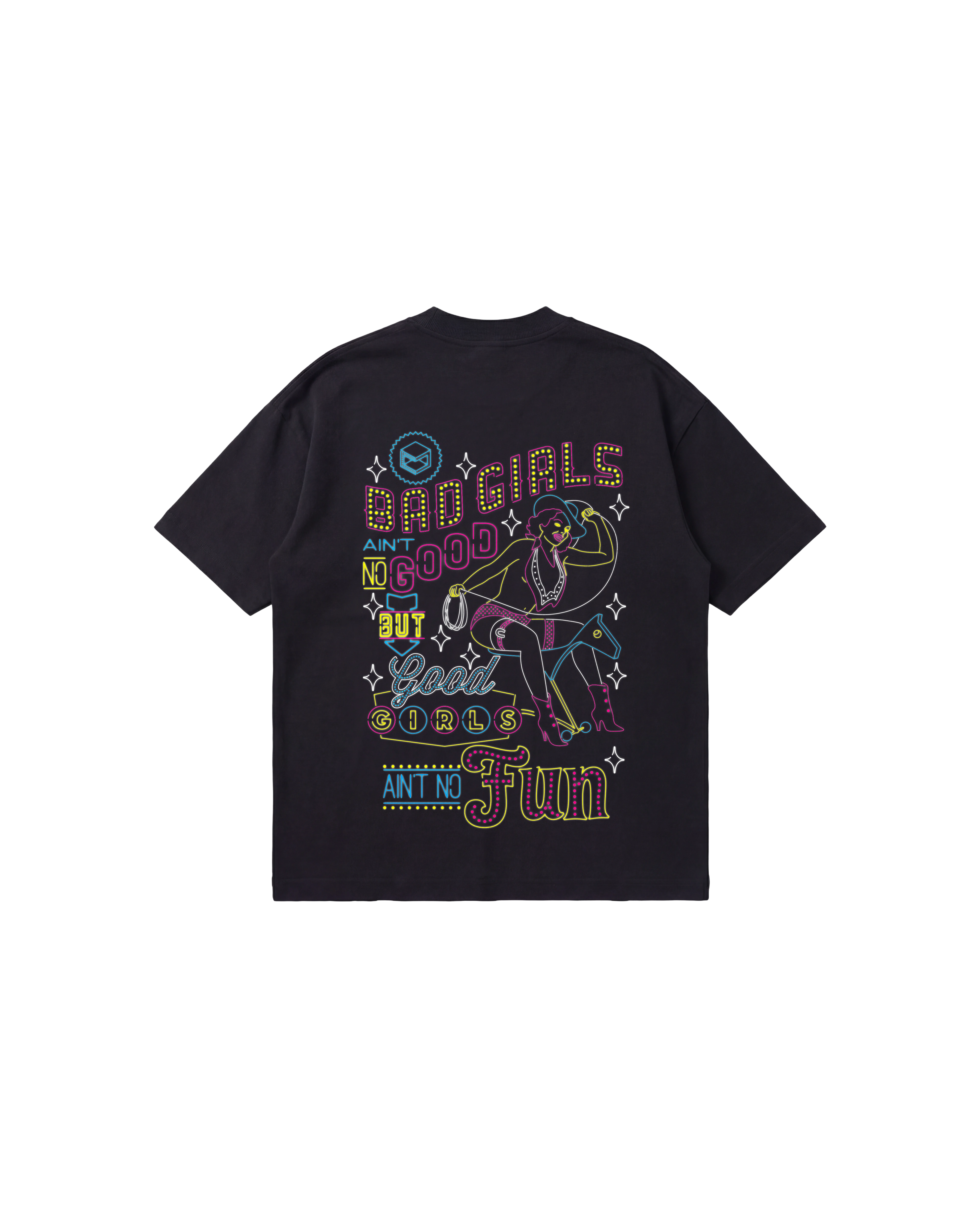 Bad Girls Semi Oversize 250 Negro Cubica
