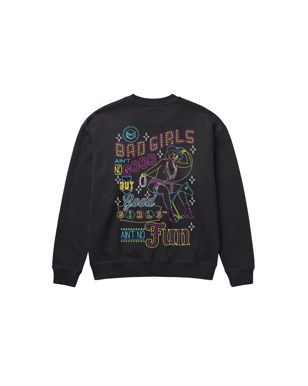 Bad Girls Sweatshirt 410 Negro Cubica