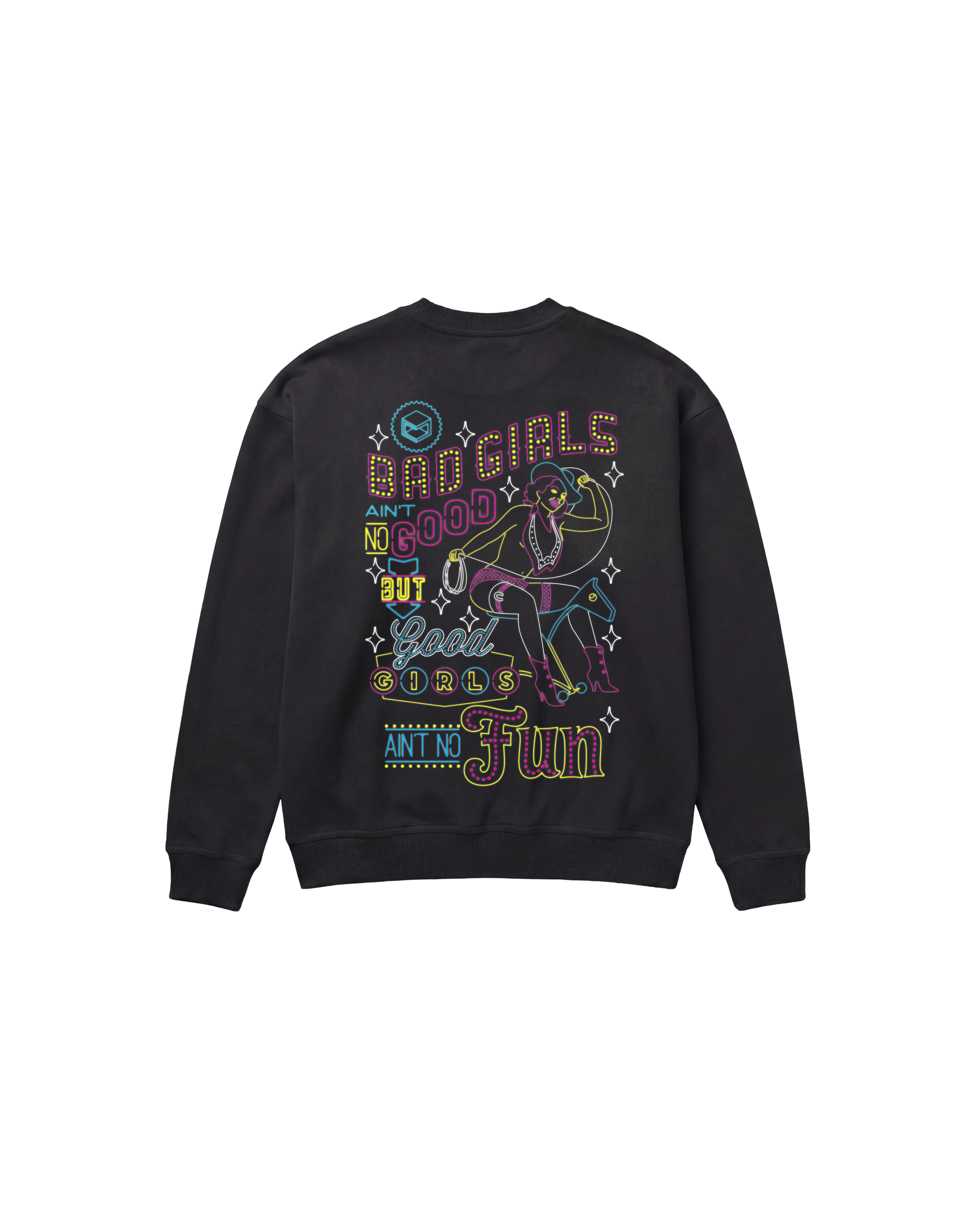 Bad Girls Sweatshirt 410 Negro Cubica