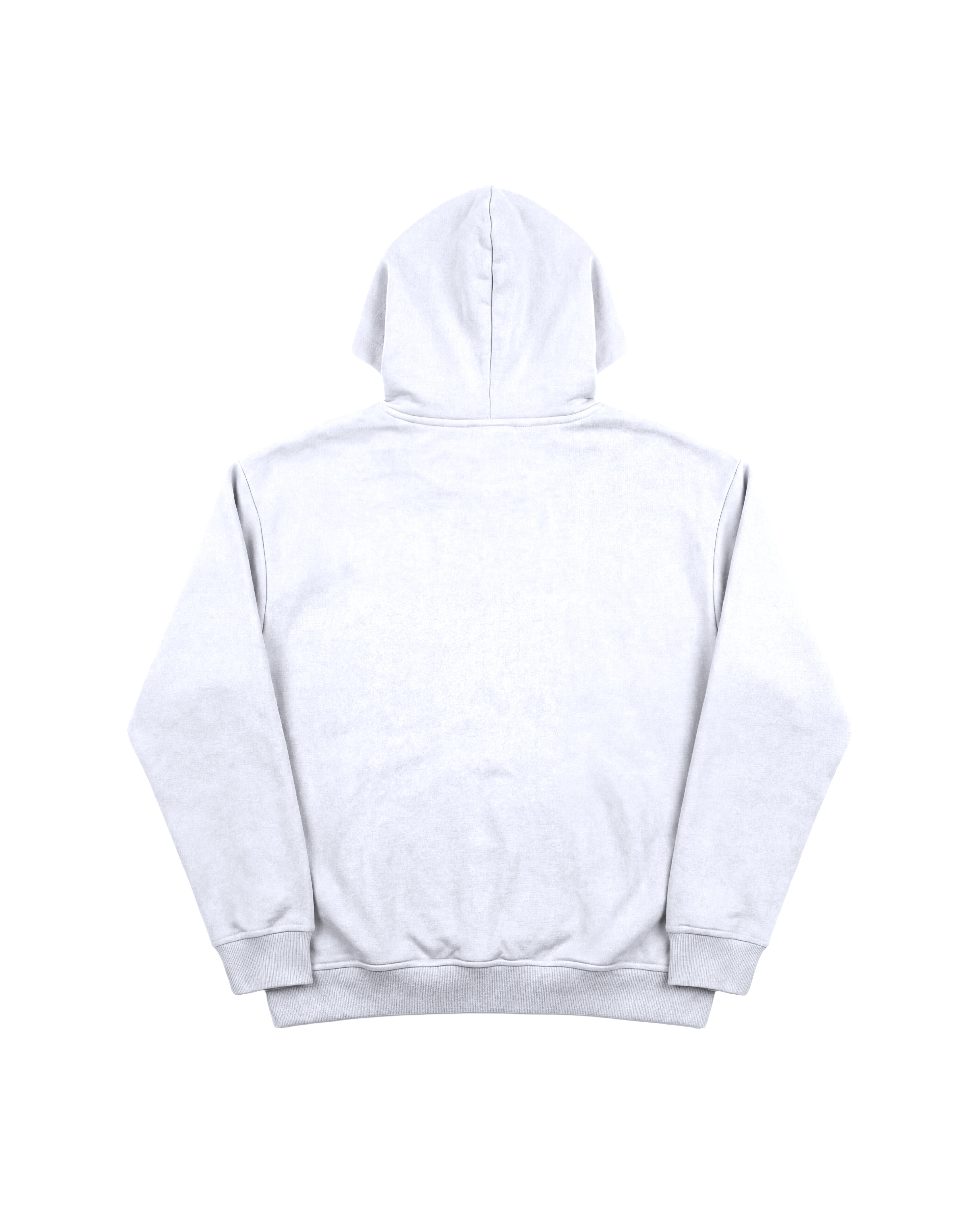 Hoodie 410 Blanco Cubica - Espalda