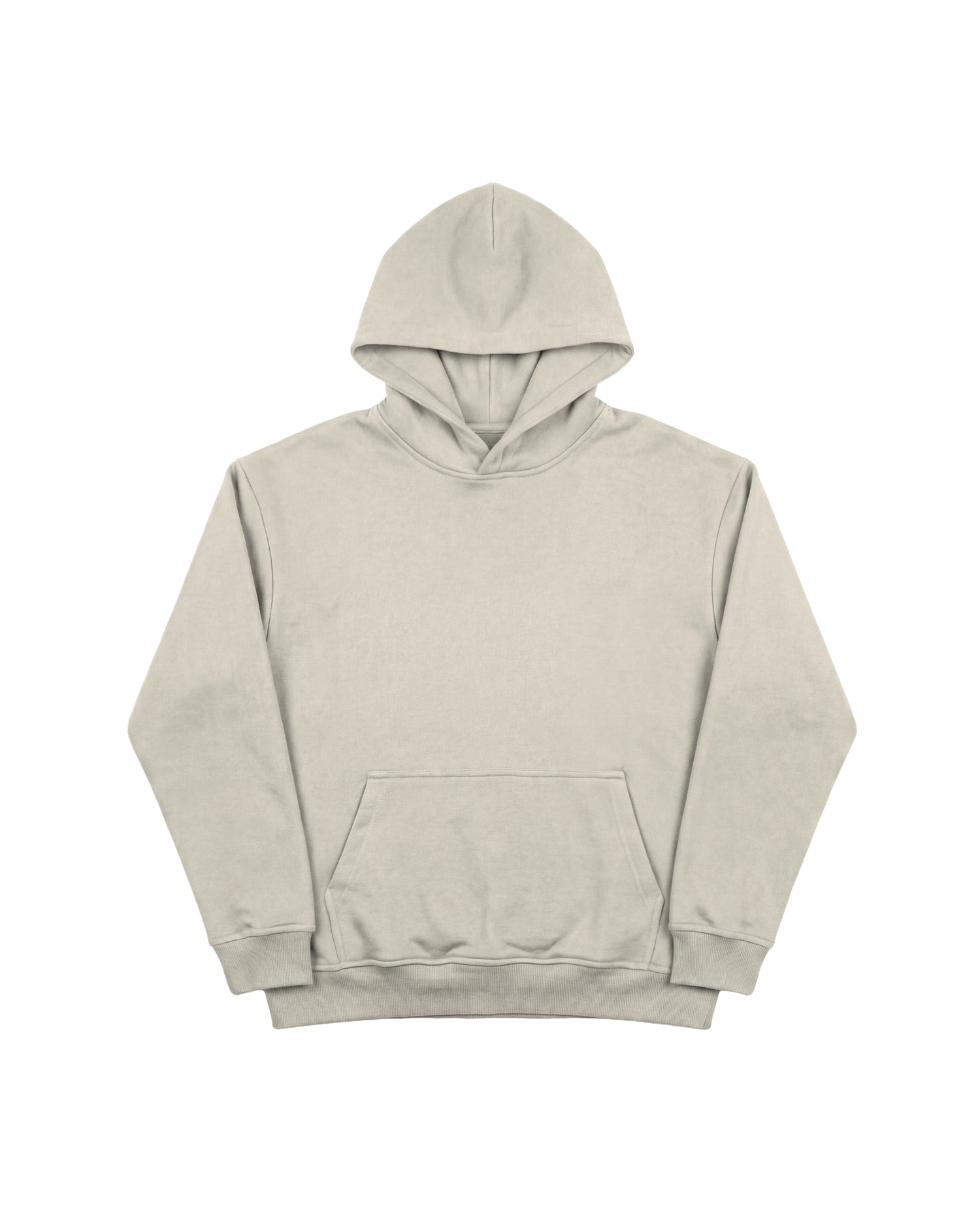 Hoodie 410 Crudo Marfil Cubica - Frente