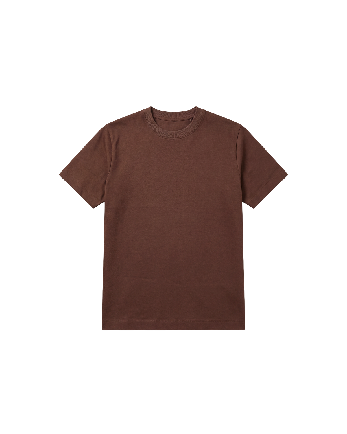 Camiseta básica Regular 250g Chocolate