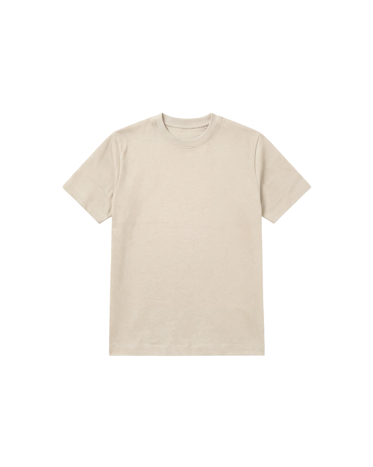 Camiseta básica Regular 250g Marfil