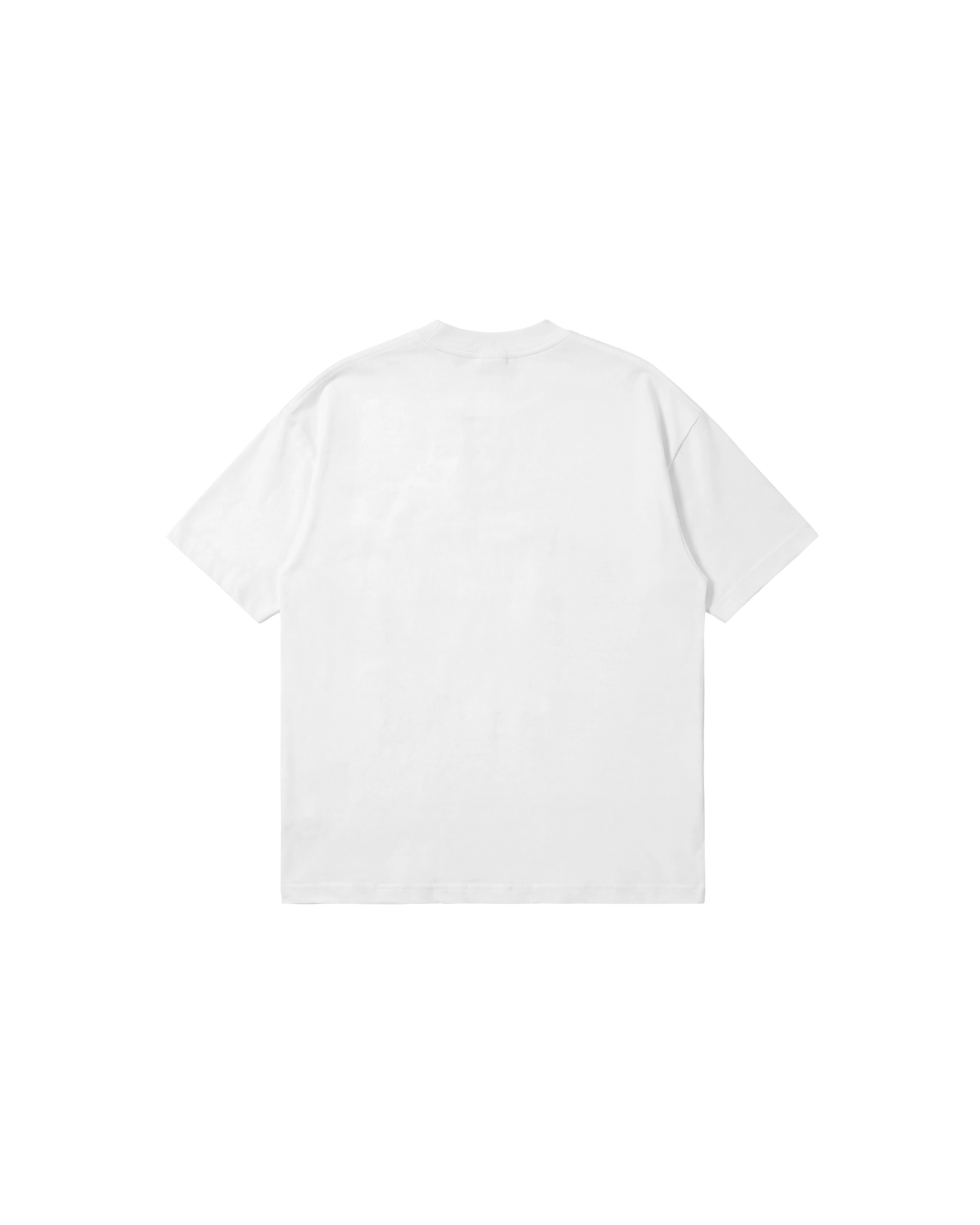 Camiseta Básica Semi Oversize 250g Blanco