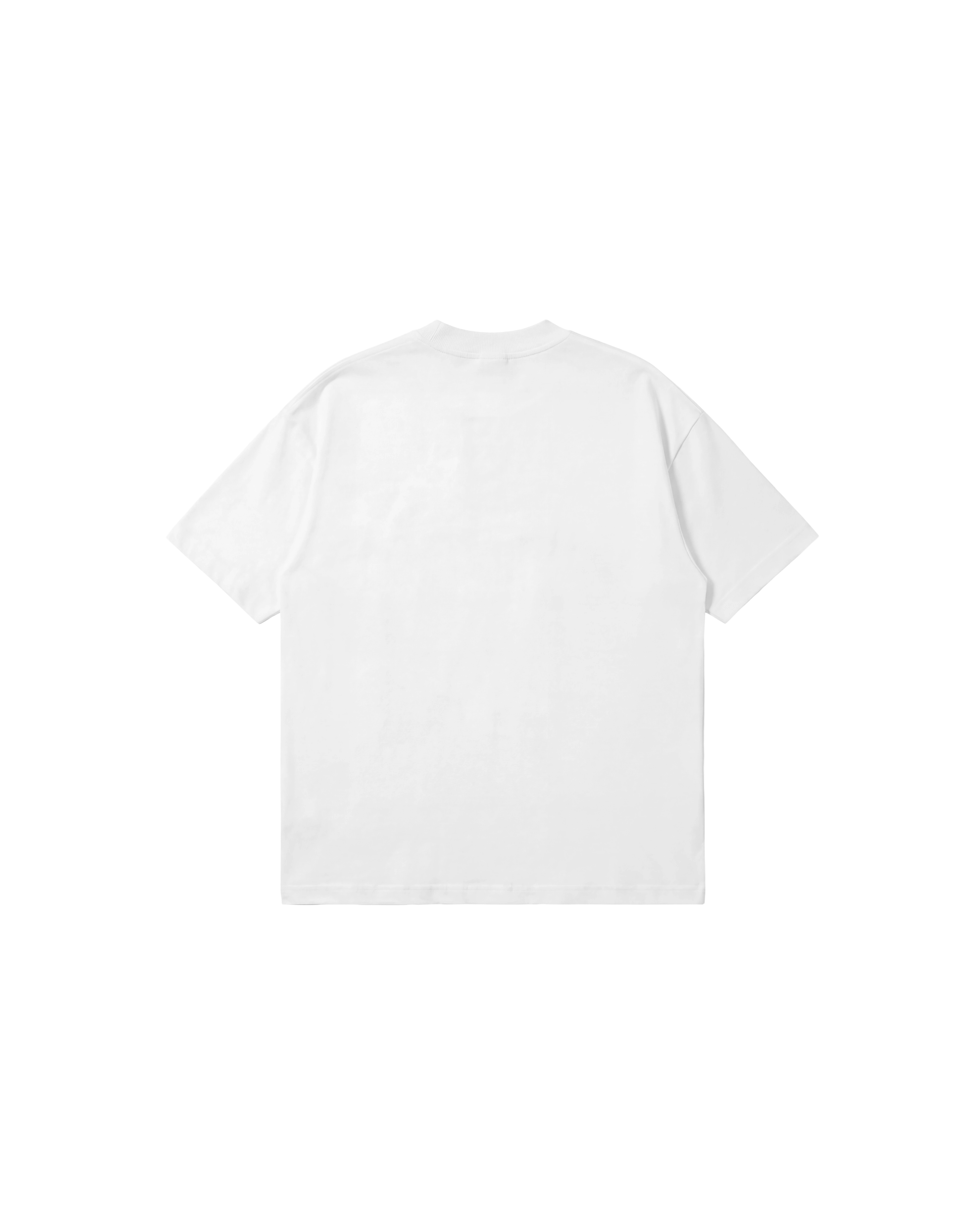 Camiseta Básica Semi Oversize 250g Blanco