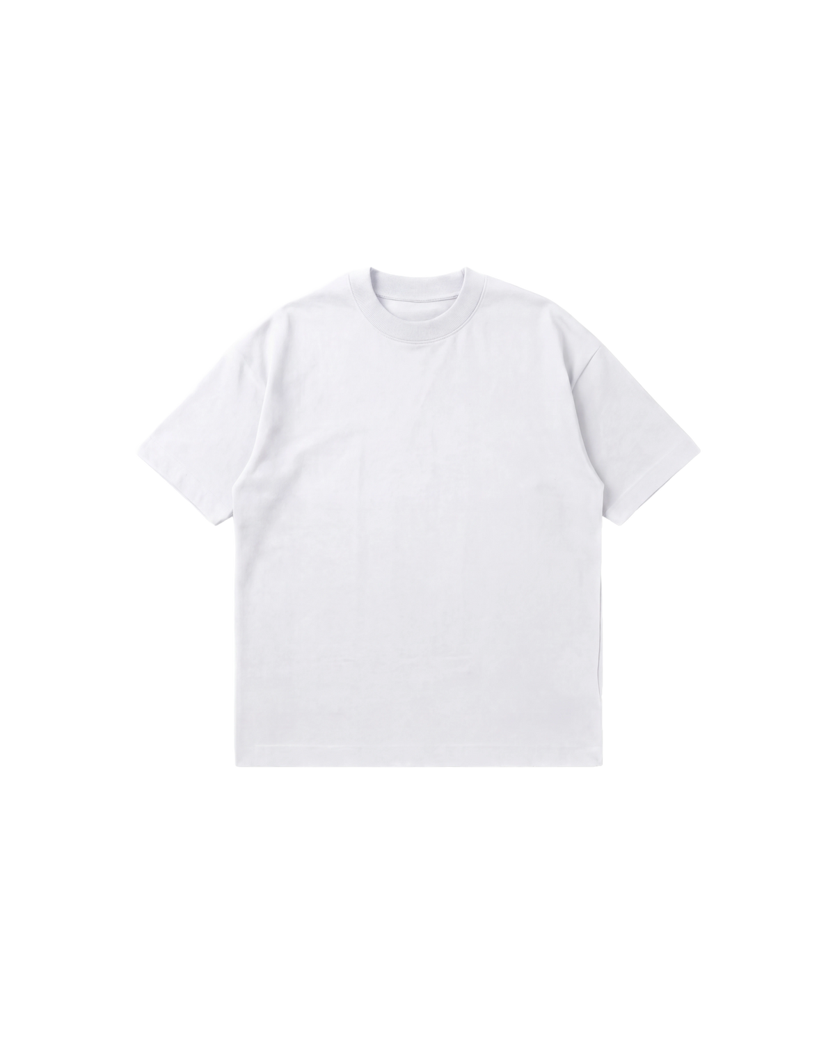 Camiseta Básica Semi Oversize 250g Blanco