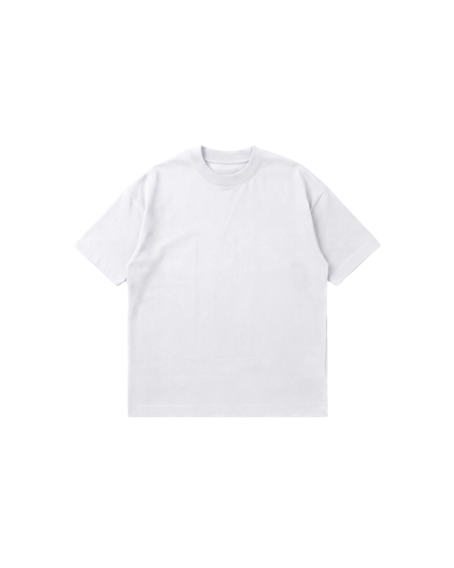 Camiseta Básica Semi Oversize 250g Blanco