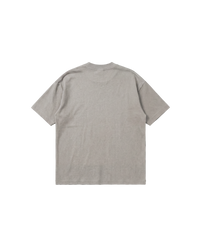 Camiseta Básica Semi Oversize 250g Gris Cemento
