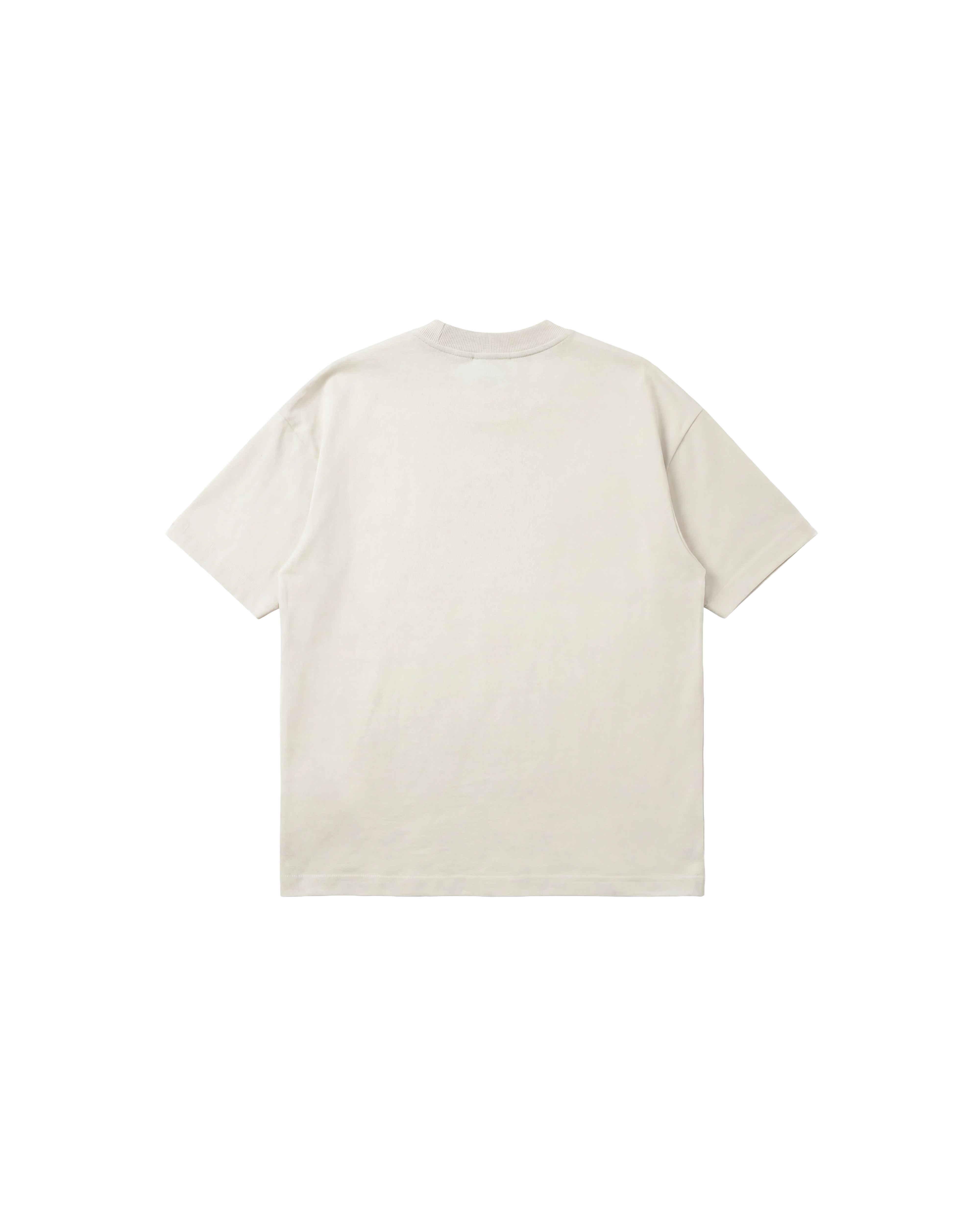 Camiseta Básica Semi Oversize 250g Marfil