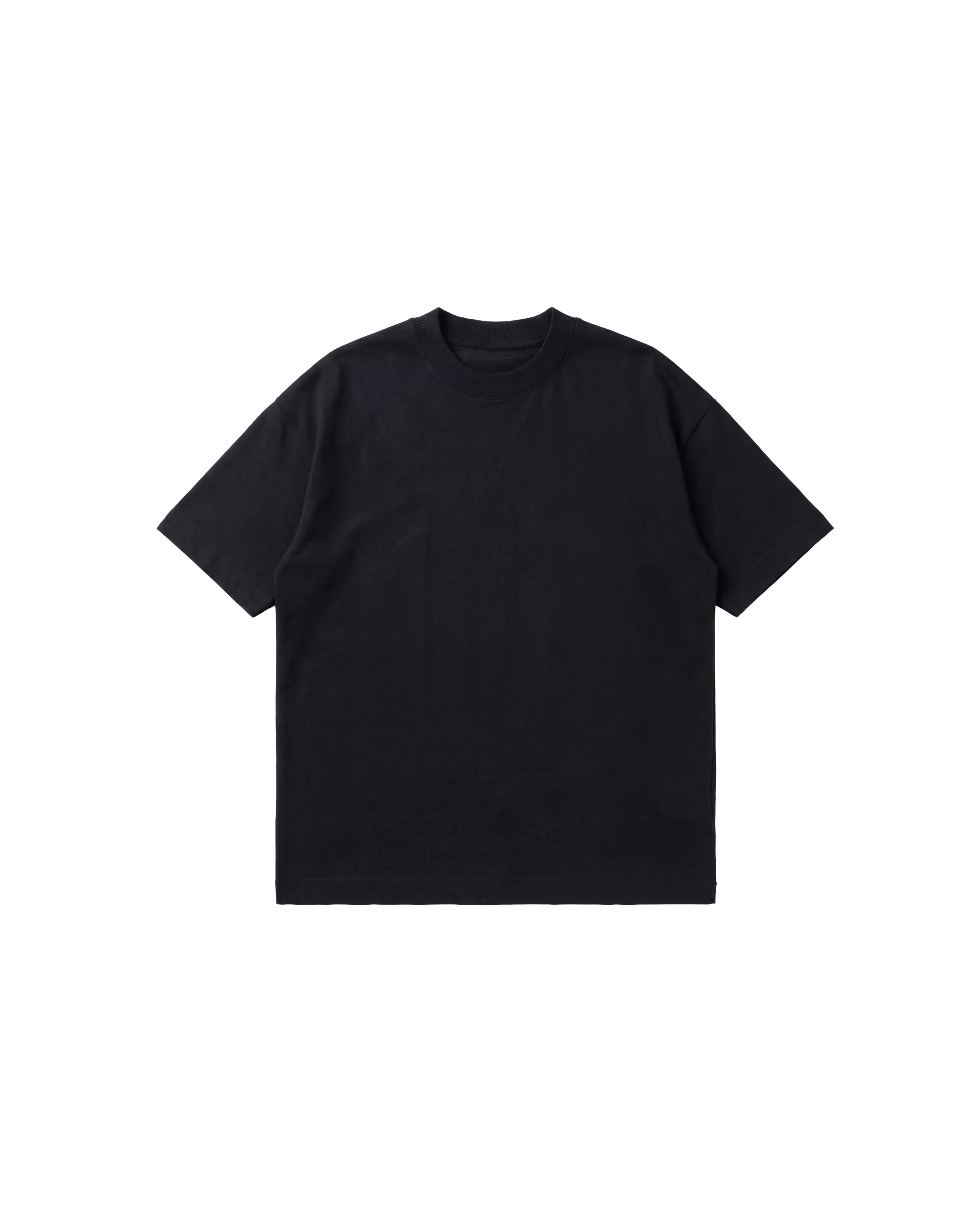 Camiseta Básica Semi Oversize 250g Negro