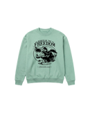 Beast Freedom Sweatshirt 410 Verde Menta Cubica