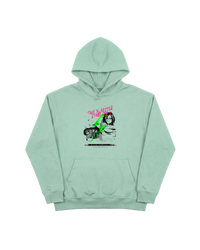 Better Two Hoodie 410 Verde Menta Cubica