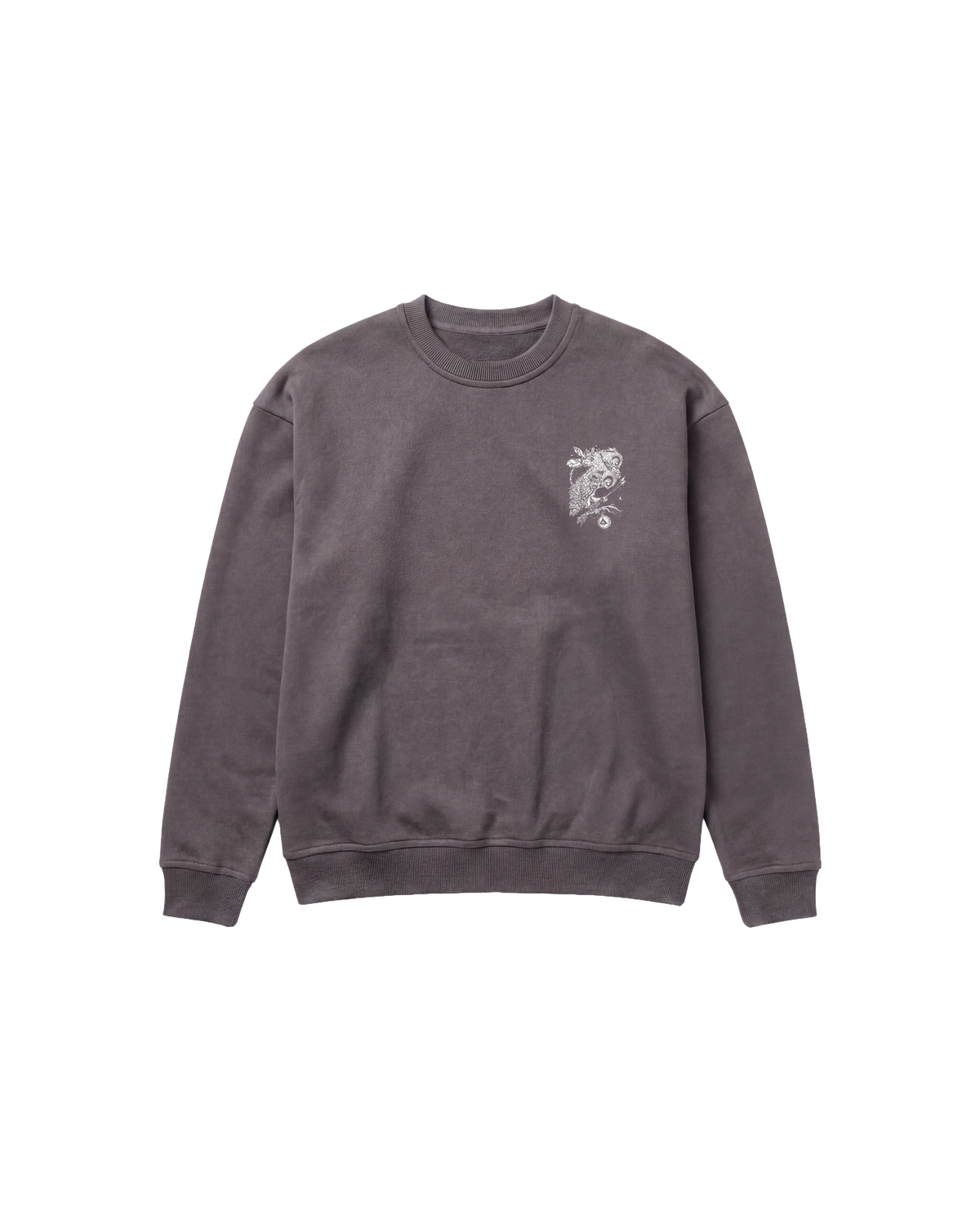 Big Owl Sweatshirt 410 Gris Oscuro Cubica
