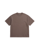 Playera Oversize Cubica Marrón