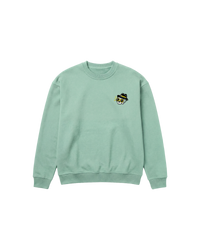 Calavera Cool Sweatshirt 410 Verde Menta Cubica