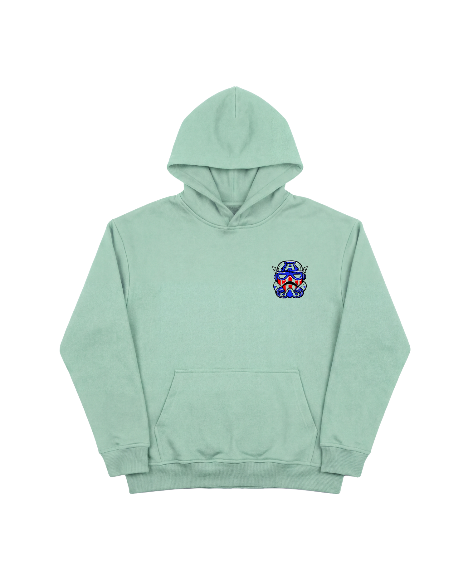Captain Trooper Hoodie 410 Verde Menta Cubica