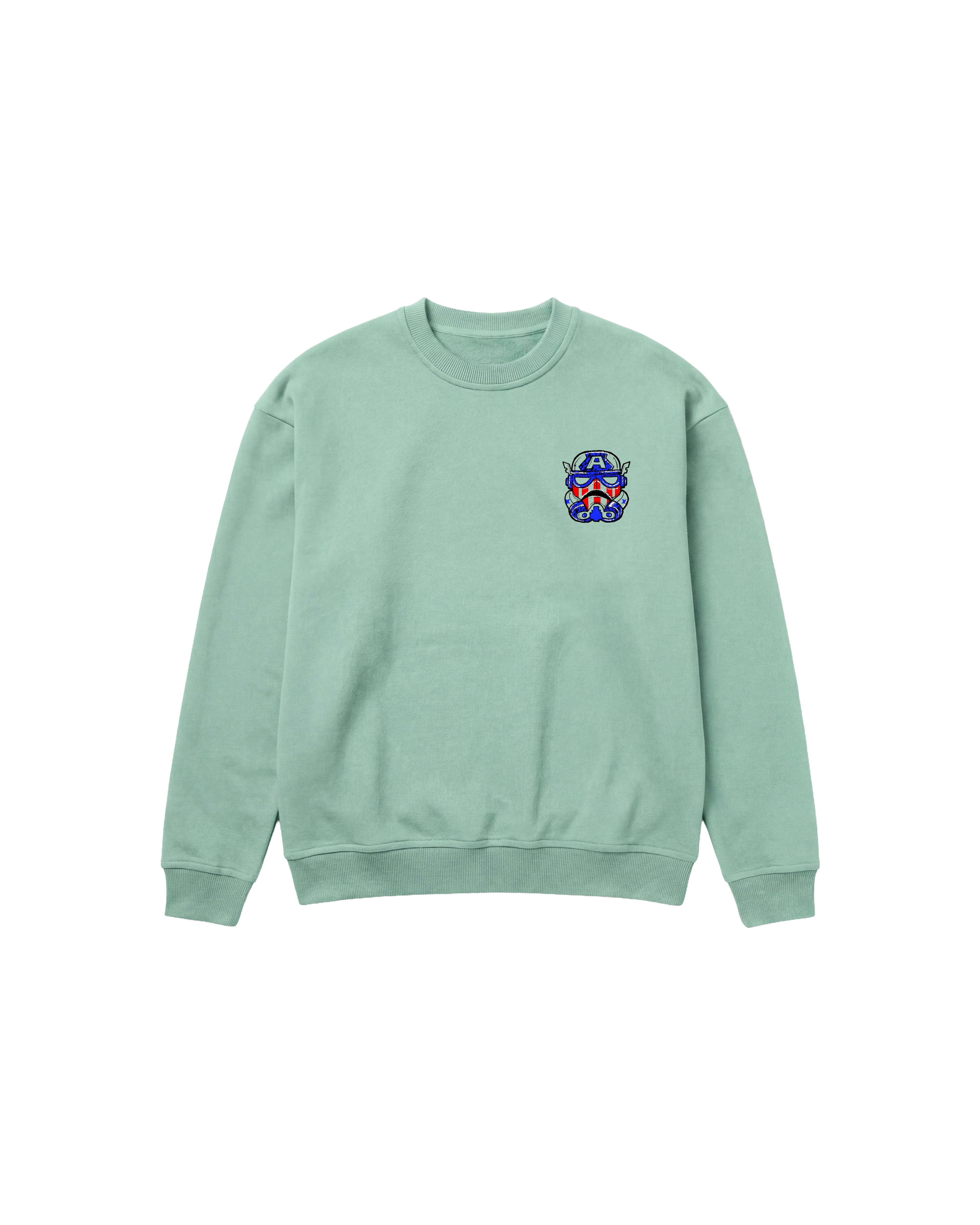 Captain Trooper Sweatshirt 410 Verde Menta Cubica
