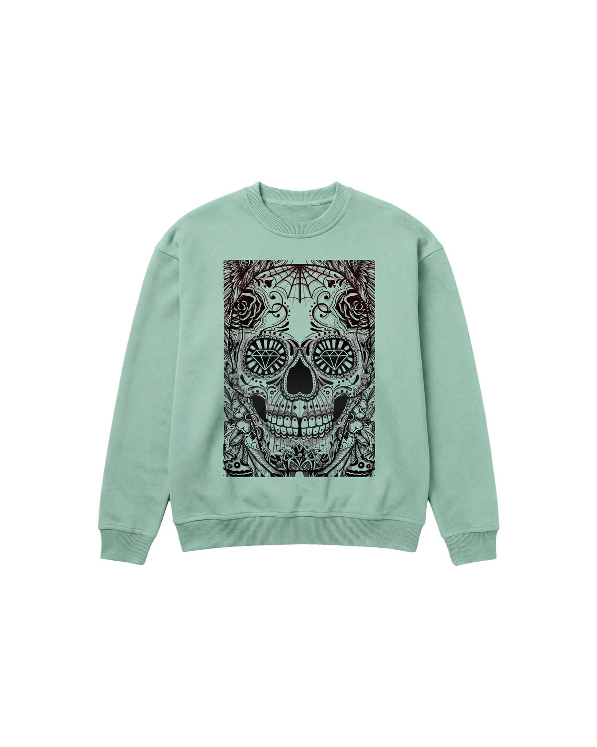 Catrina Magic Sweatshirt 410 Verde Menta Cubica