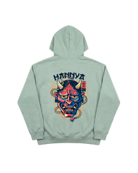 China Hannya Hoodie 410 Verde Menta Cubica