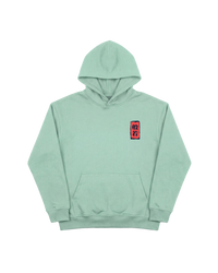China Hannya Hoodie 410 Verde Menta Cubica