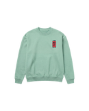 China Hannya Sweatshirt 410 Verde Menta Cubica