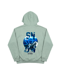 Cold Minds Hoodie 410 Verde Menta Cubica