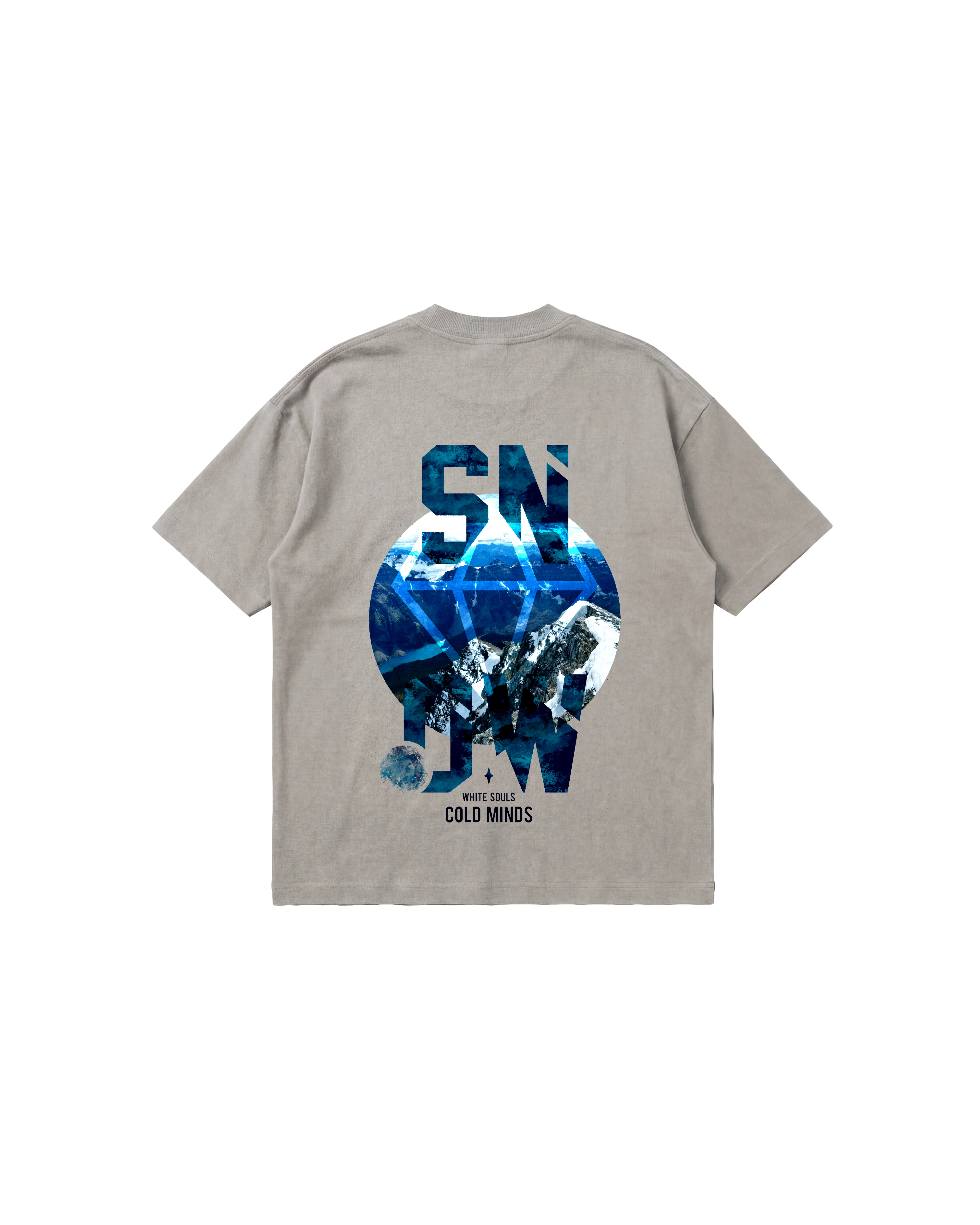 Cold Minds Semi Oversize 250 Gris Cemento Cubica