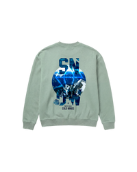 Cold Minds Sweatshirt 410 Verde Menta Cubica